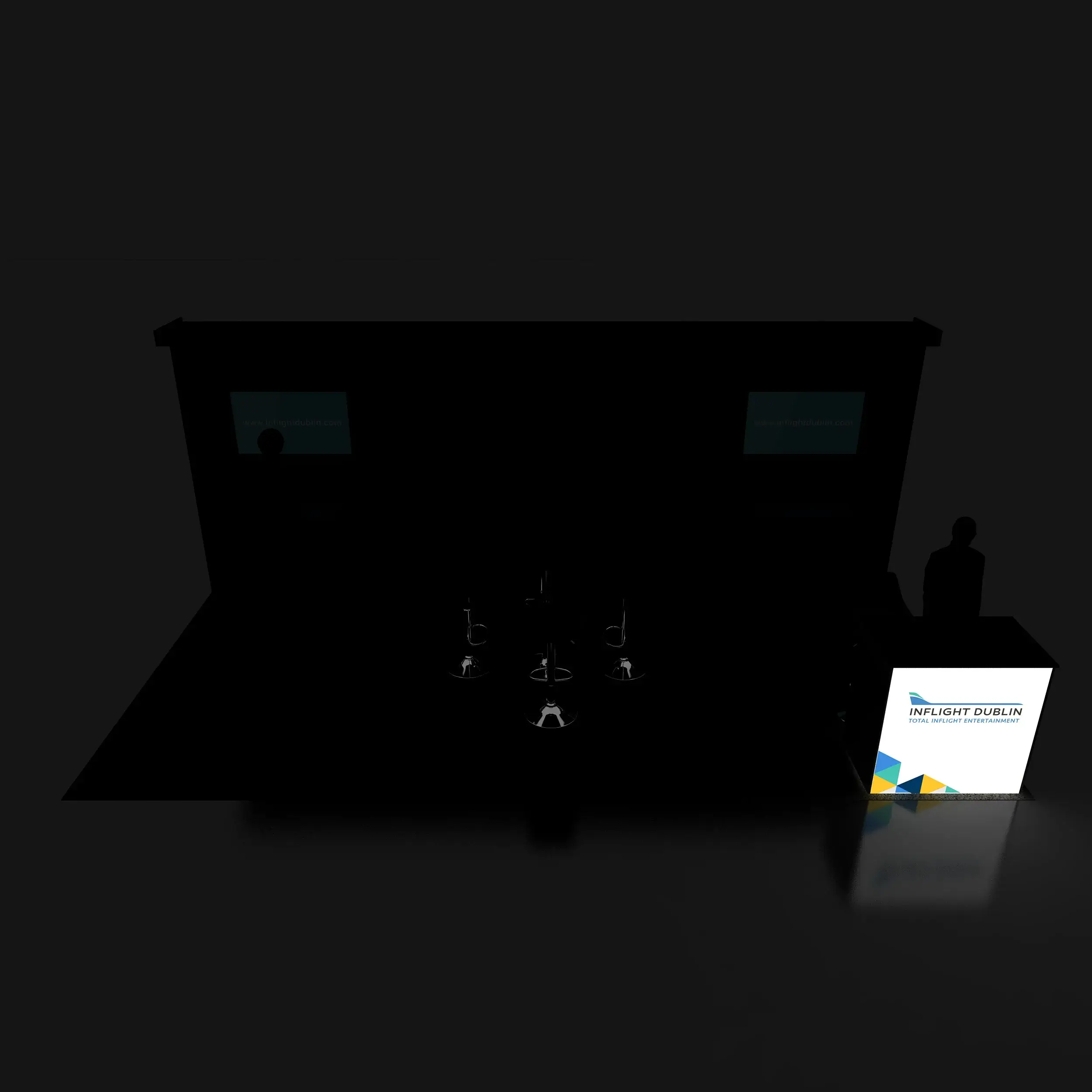 Backlit View - STL1020 03: State-of-the-art trade show booth designs