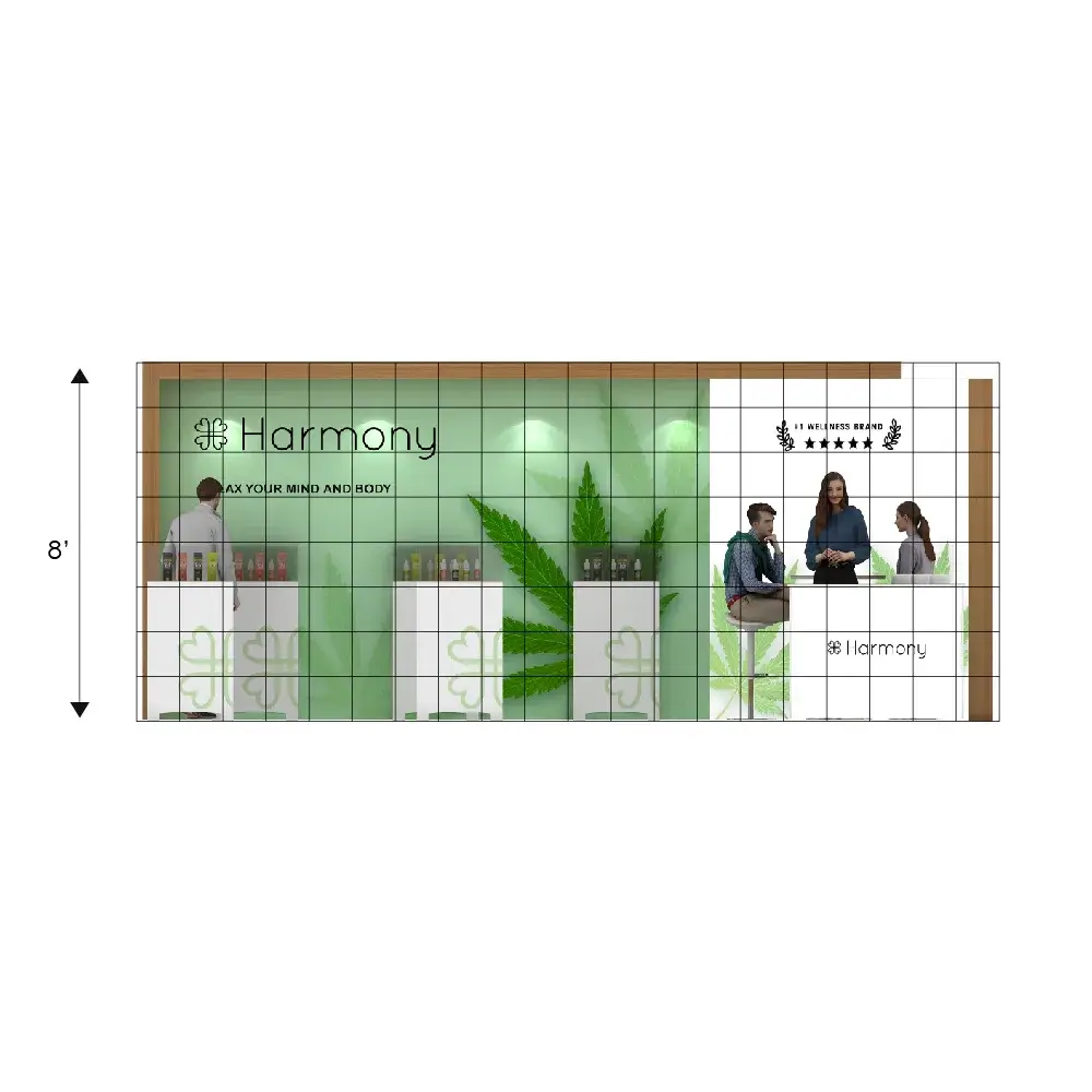 Elevation - RLU1020 71: Amaze your audience with impressive 10x20 booth rental Harmony