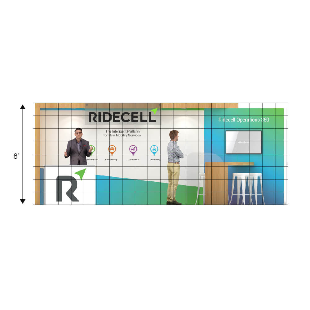 Elevation - GRL1020 16: Amaze your audience with impressive 10x20 booth rental Elevation - GRL1020 16: Amaze your audience with impressive 10x20 booth rental