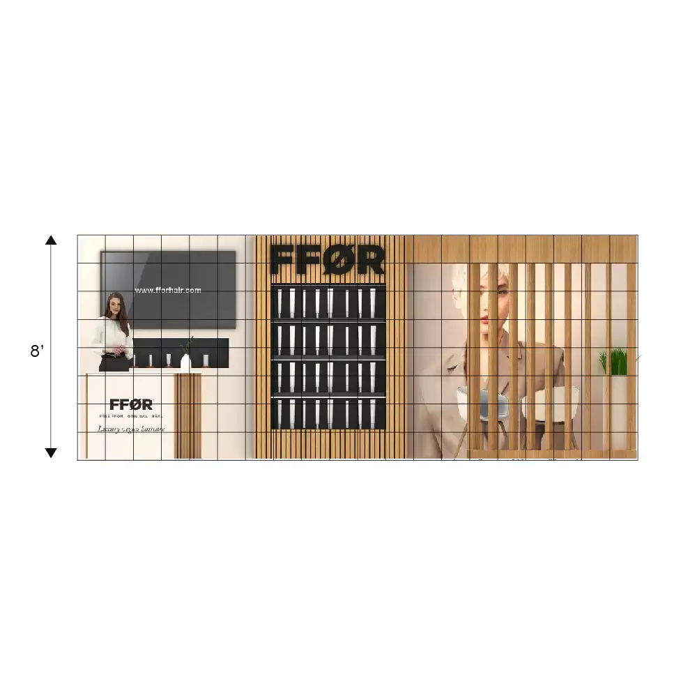 Elevation - RLU1020 32: Top-quality 10x20 trade show rental booths