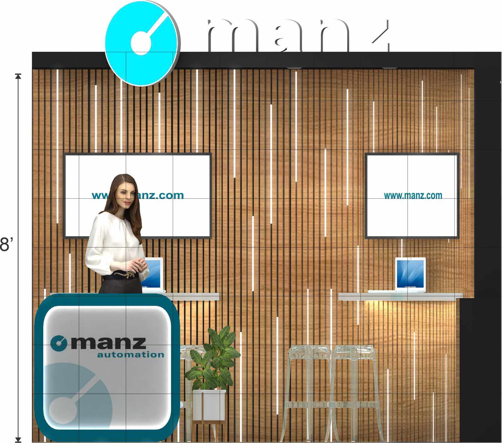 Elevation - Awe-inspiring 10x10 trade show booth rentals