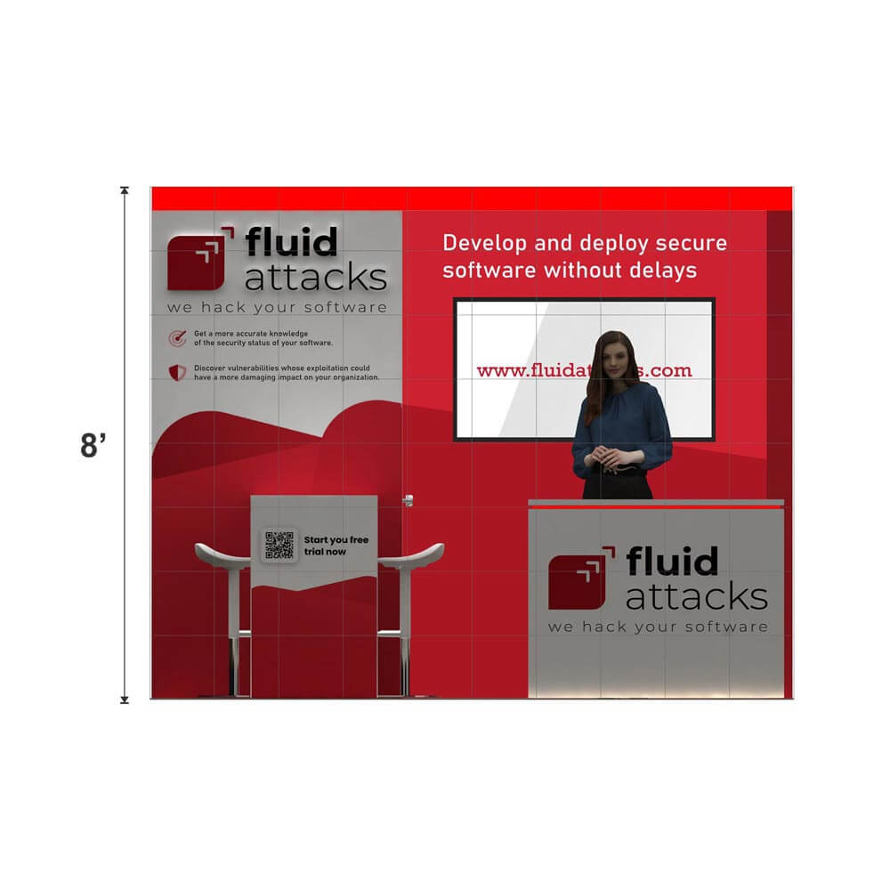 Elevation – RLU1010 35: Stylish 10x10 Booth Designs for Visual Brand Presence