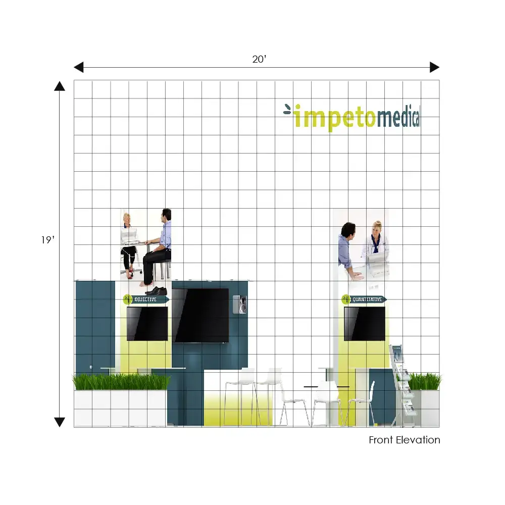 Front Elevation-01 impetomedical trade show booth