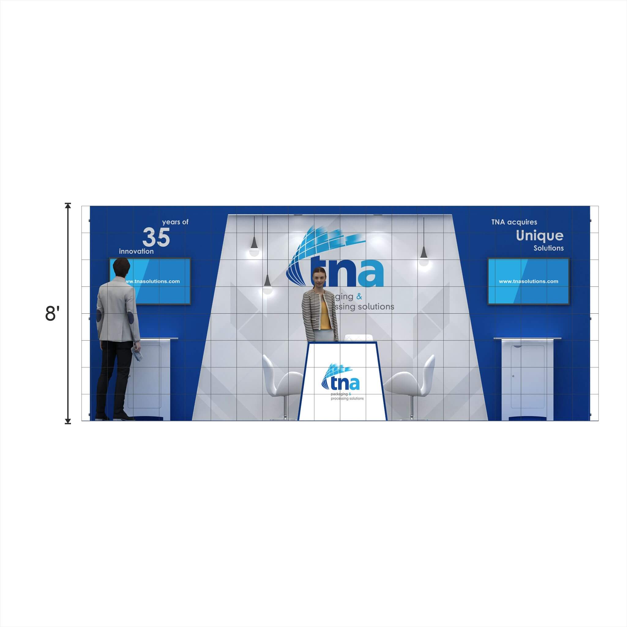 Elevation - GRLU1020 70: Double your leads with audience-engaging 10x20 booth rentals for shows