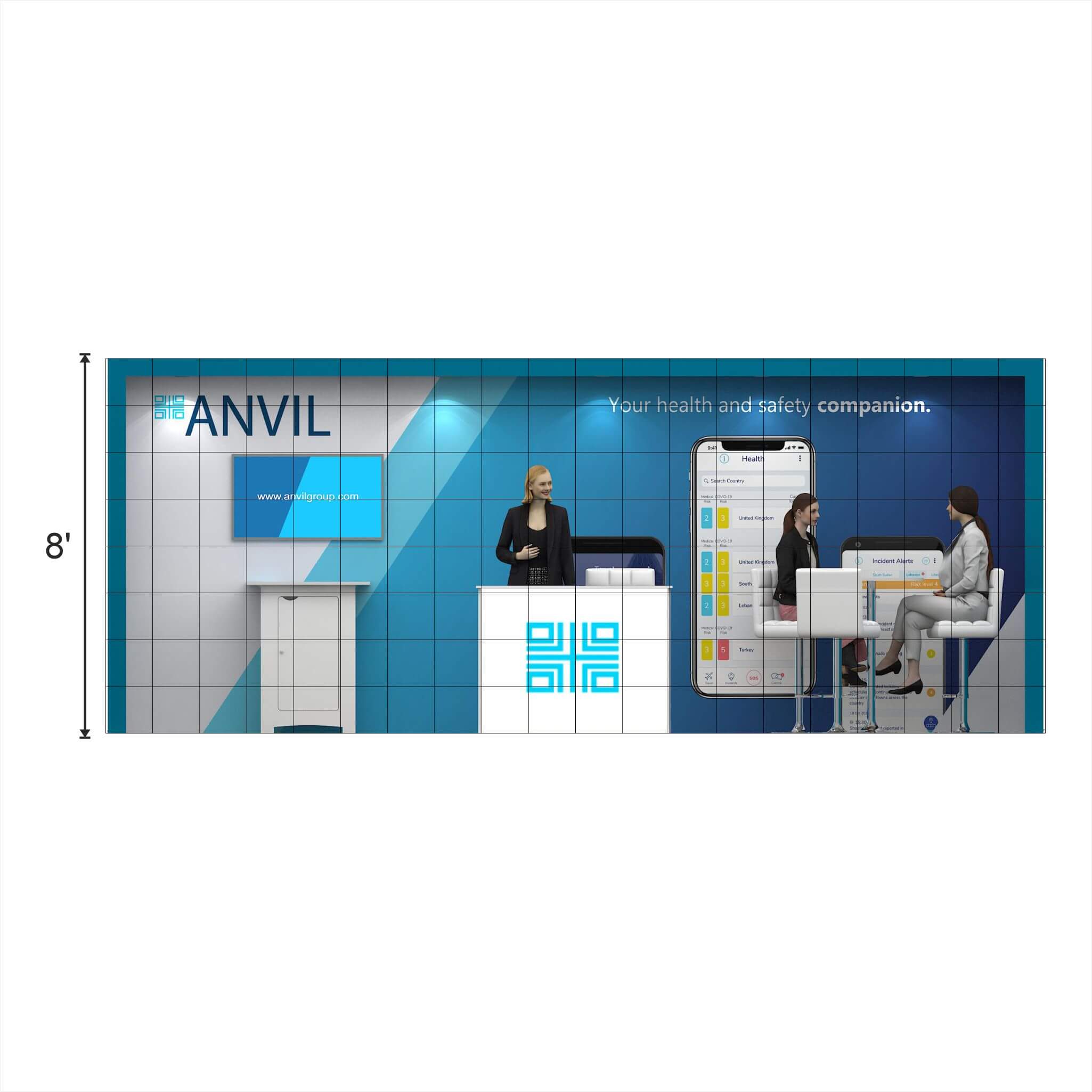 Elevation - GRL1020 13: Amaze your audience with impressive 10x20 booth rental