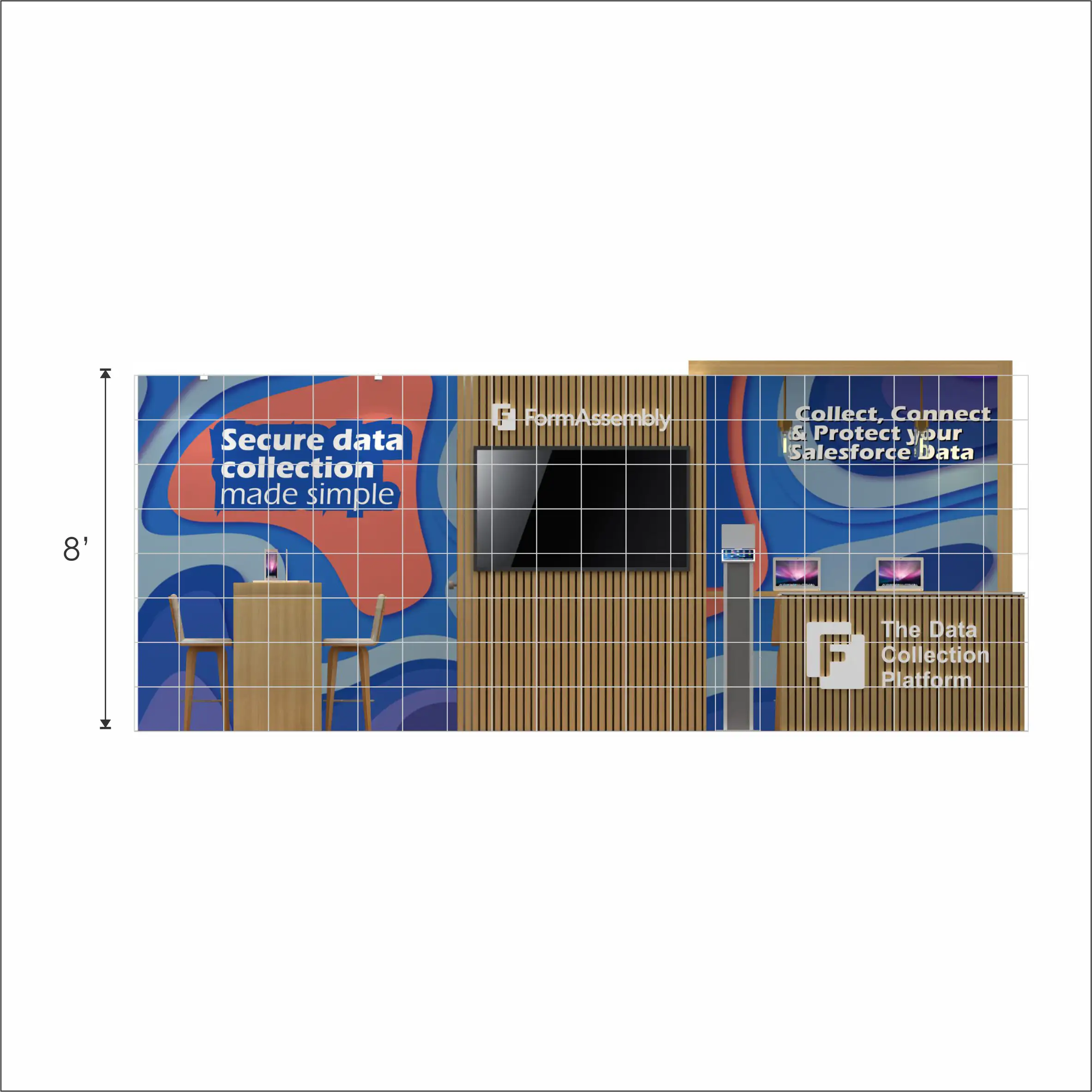 Elevation - RLU1020 10: Grab every eye with awe-inspiring 10x20 booth rentals for shows