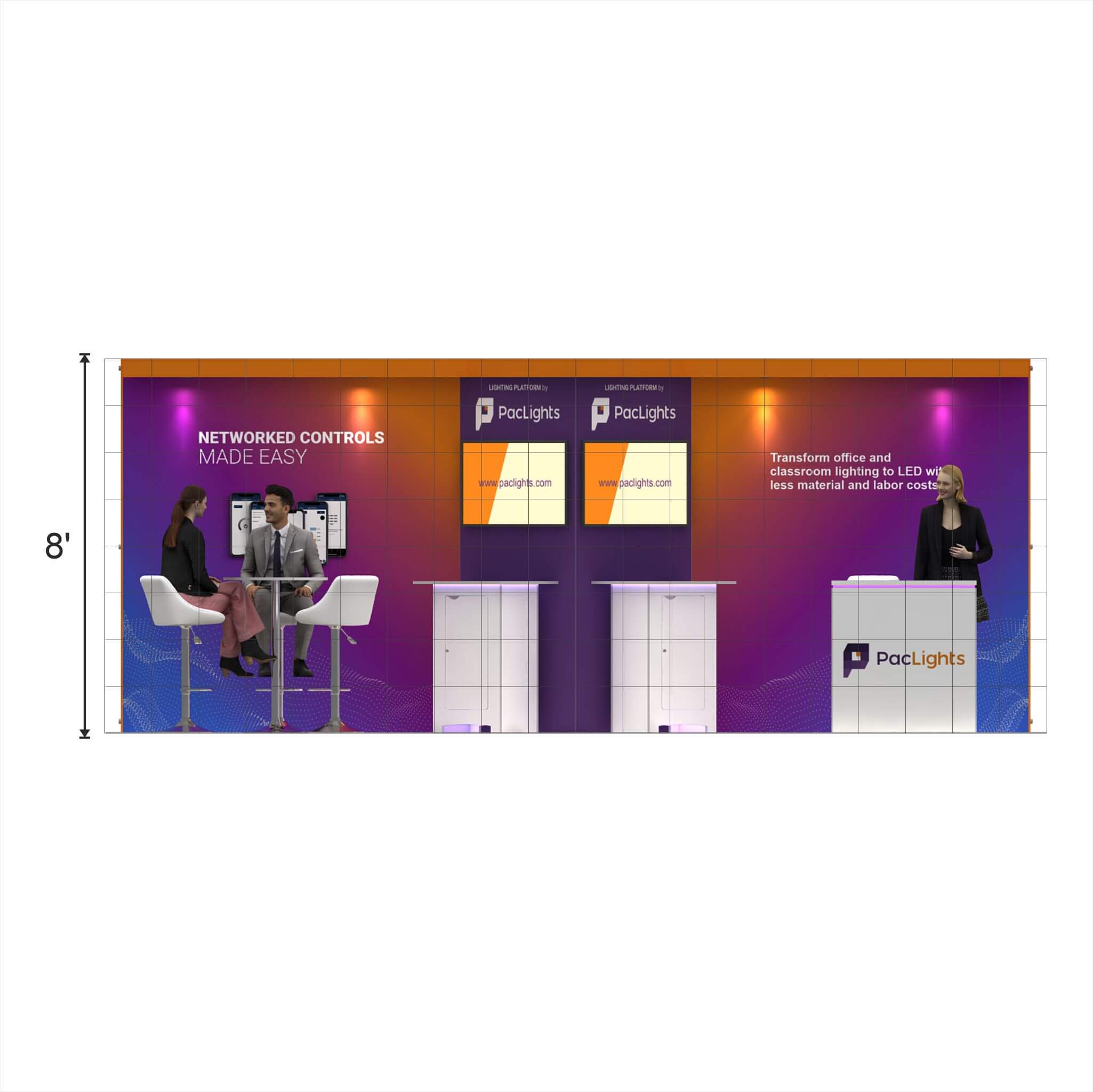 Elevation - GRL1020 04: State-of-the-art trade show booth designs