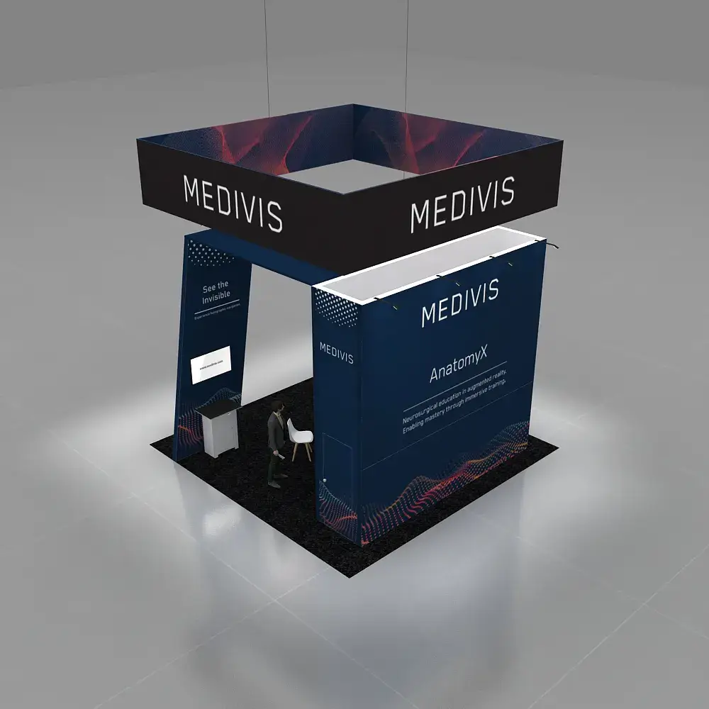GRLU 20x20 145 MEDIVIS Booth Design (11)