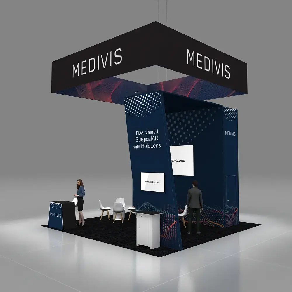 GRLU 20x20 145 MEDIVIS Booth Design (5)