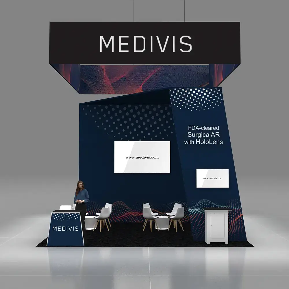 GRLU 20x20 145 MEDIVIS Booth Design (6)