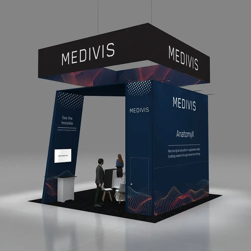 GRLU 20x20 145 MEDIVIS Booth Design (9)