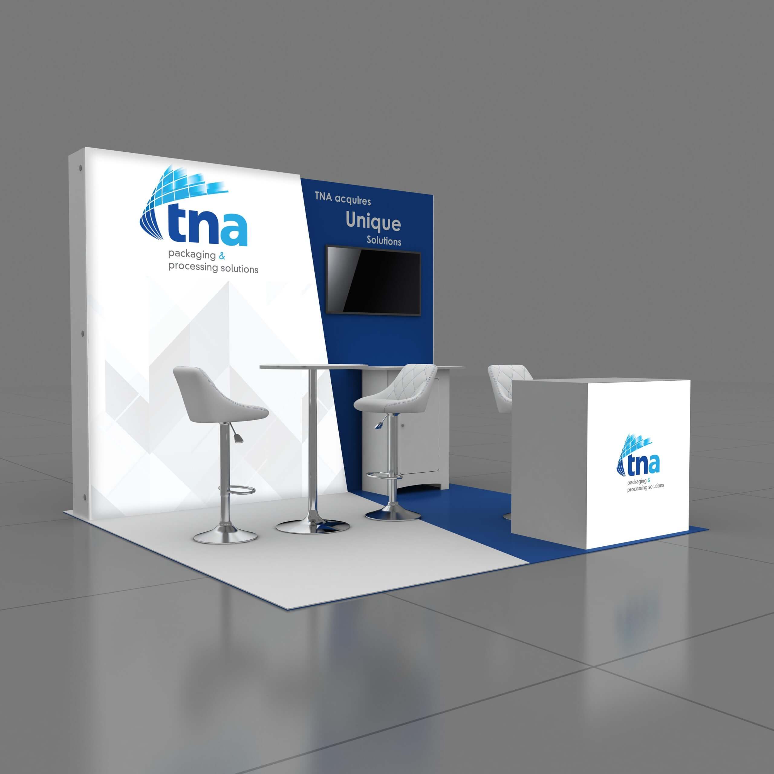 Right Side Perspective View - RLU1010 28: State-of-the-art trade show booth designs Right Side Perspective View - RLU1010 28: State-of-the-art trade show booth designs
