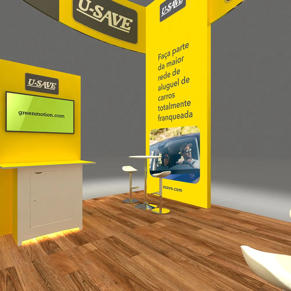 Closed view - 20x20 Exhibit Booth Design - GRLU2020 168 Closed view - 20x20 Exhibit Booth Design - GRLU2020 168