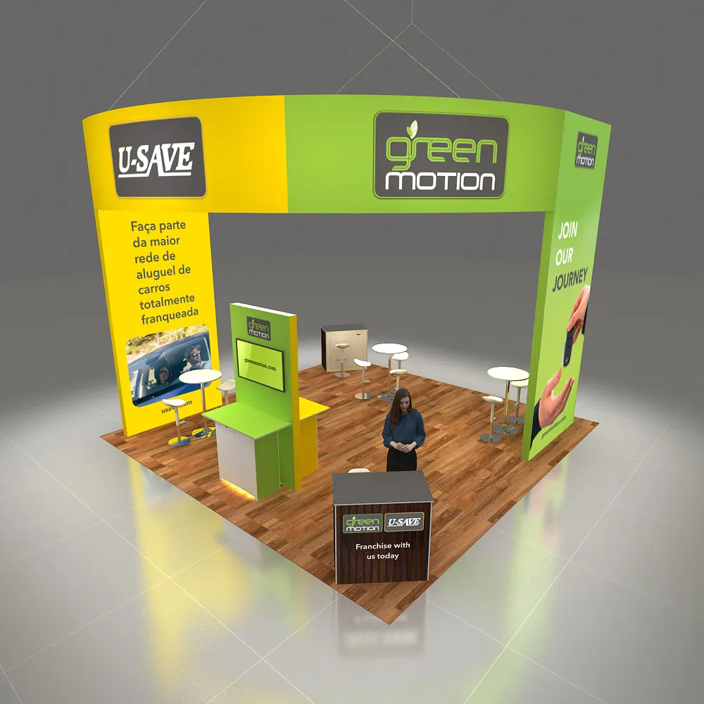 Top View - 20x20 Booth Design - GRLU2020 168 Top View - 20x20 Booth Design - GRLU2020 168