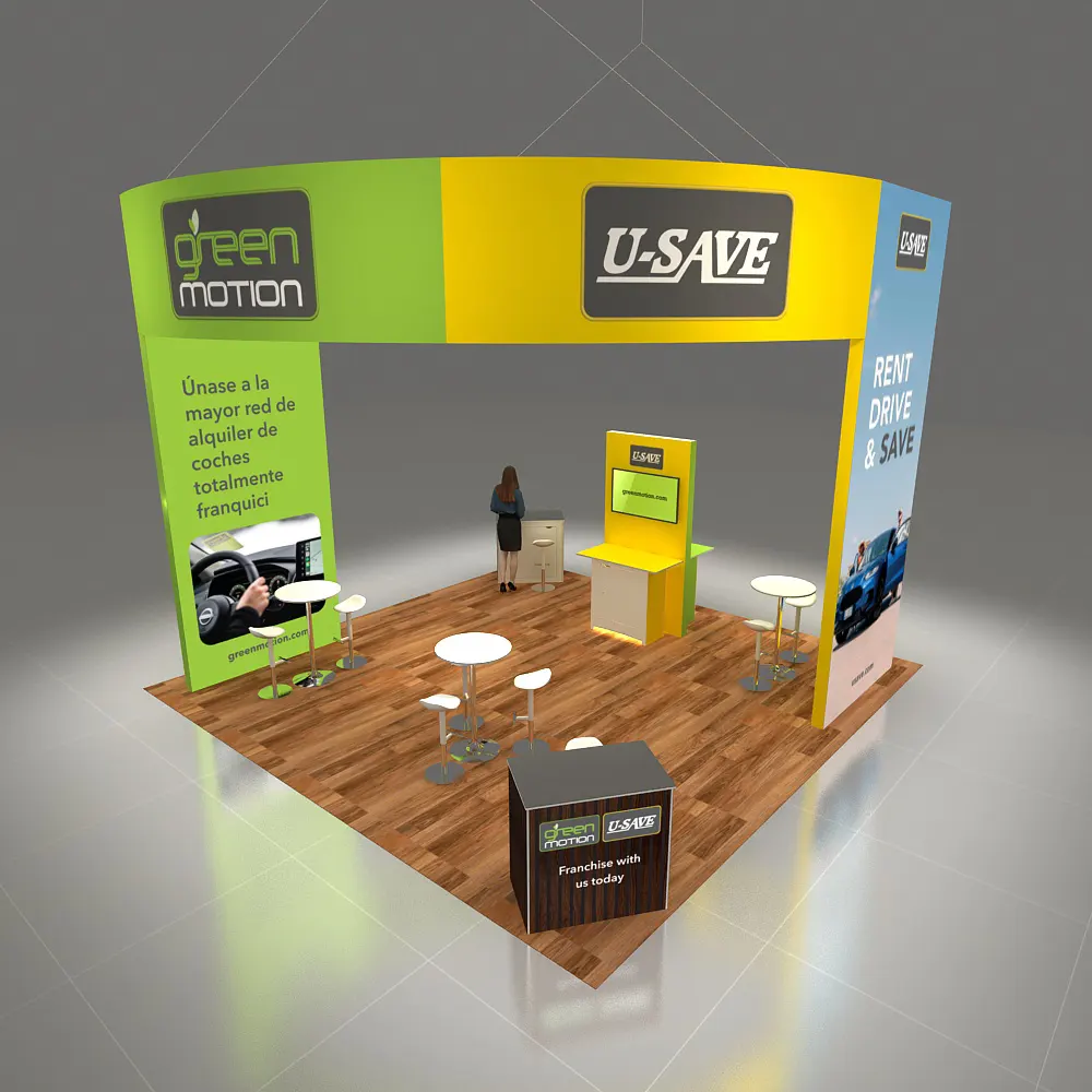 Top View - 20x20 Booth Design - GRLU2020 168 Top View - 20x20 Booth Design - GRLU2020 168