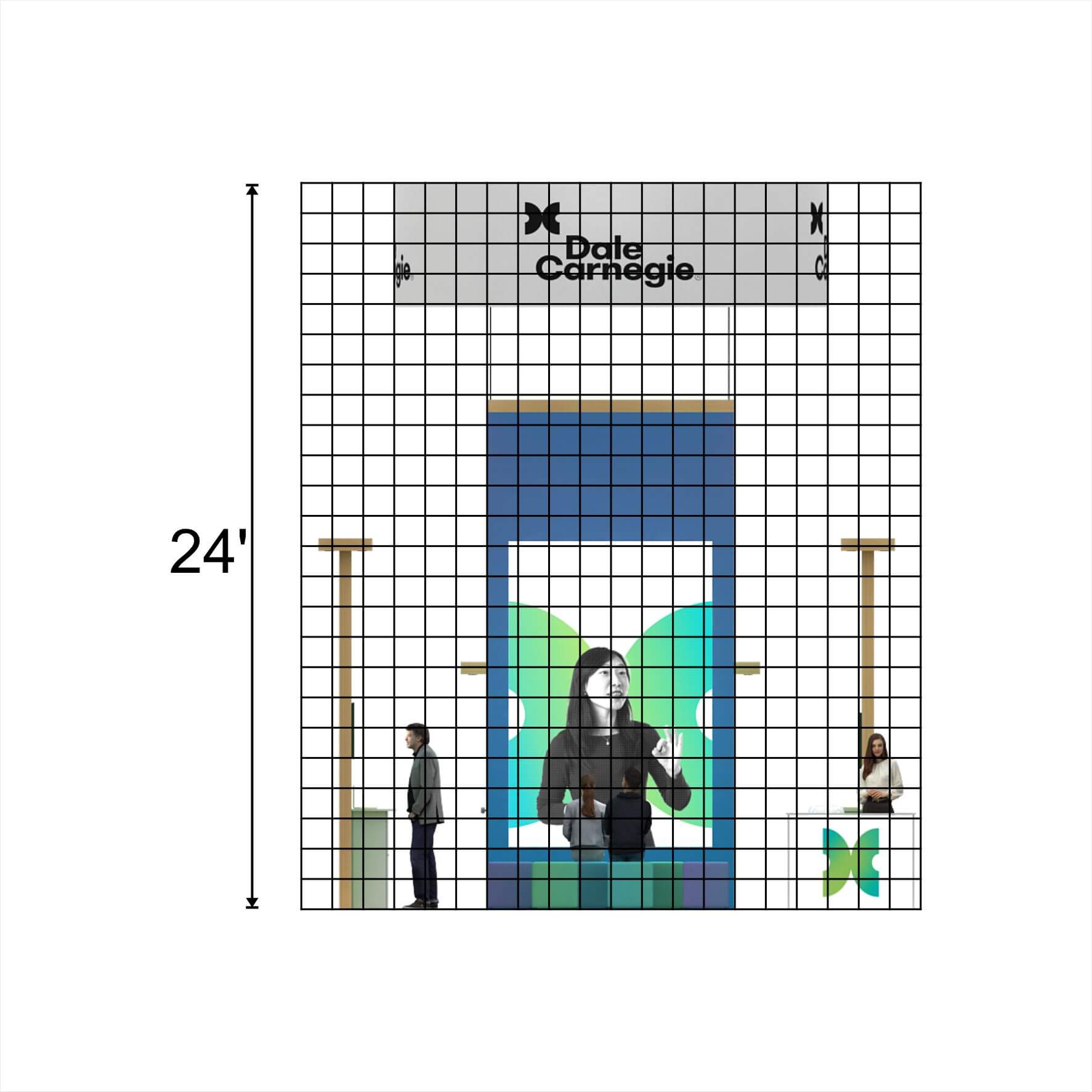 GRLU2020 30 - Dale Carnegie Booth Design Plan