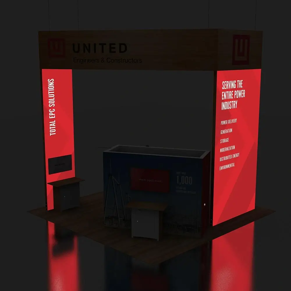 GRLU2020 56 UNITED Booth Design Backlit 02