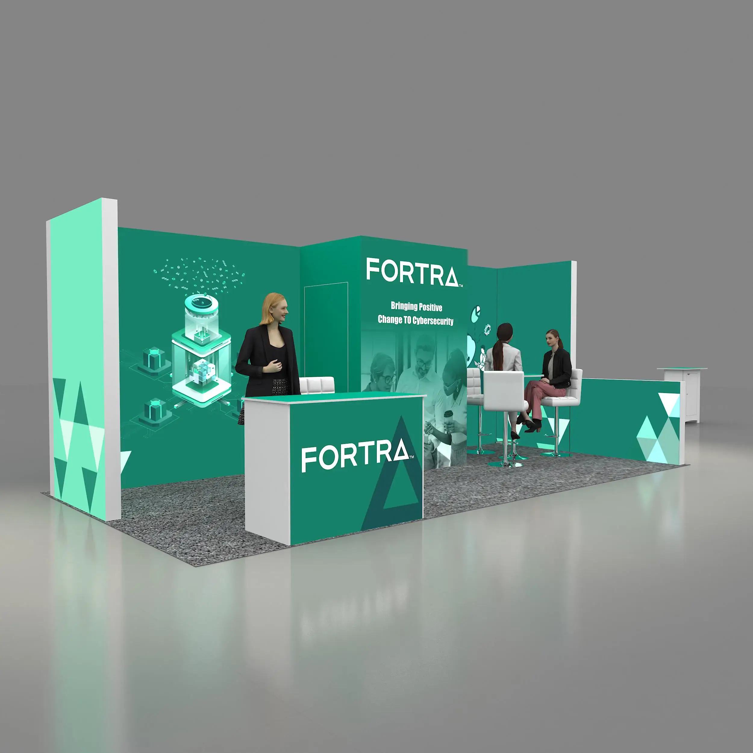 Right Side Perspective View - RAL1020 09: surprise your attendees with supreme 10x20 booth rentals by Exponents