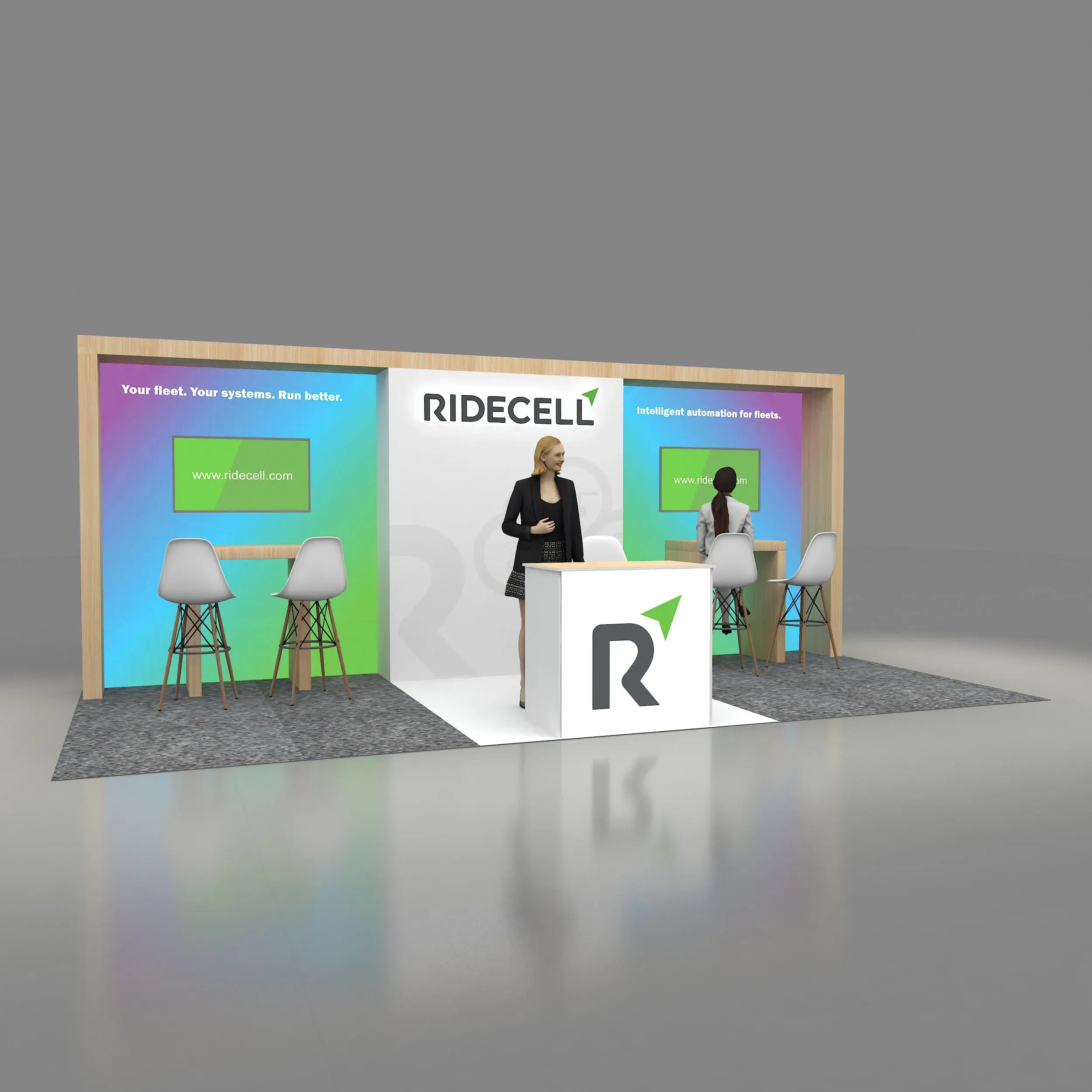 Right Side Perspective View - RLU1020 77: Capitalized on the market in Las Vegas with remarkable 10x20 booth rentals
