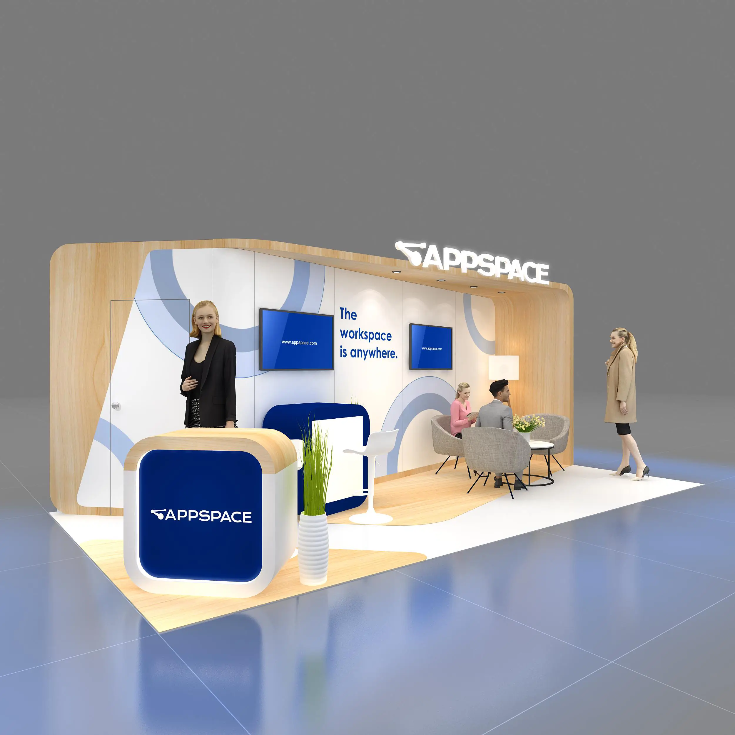 Right Side Perspective View - RH1020 02: Trust Exponents to deliver best-in-class 10x20 booth rentals for shows