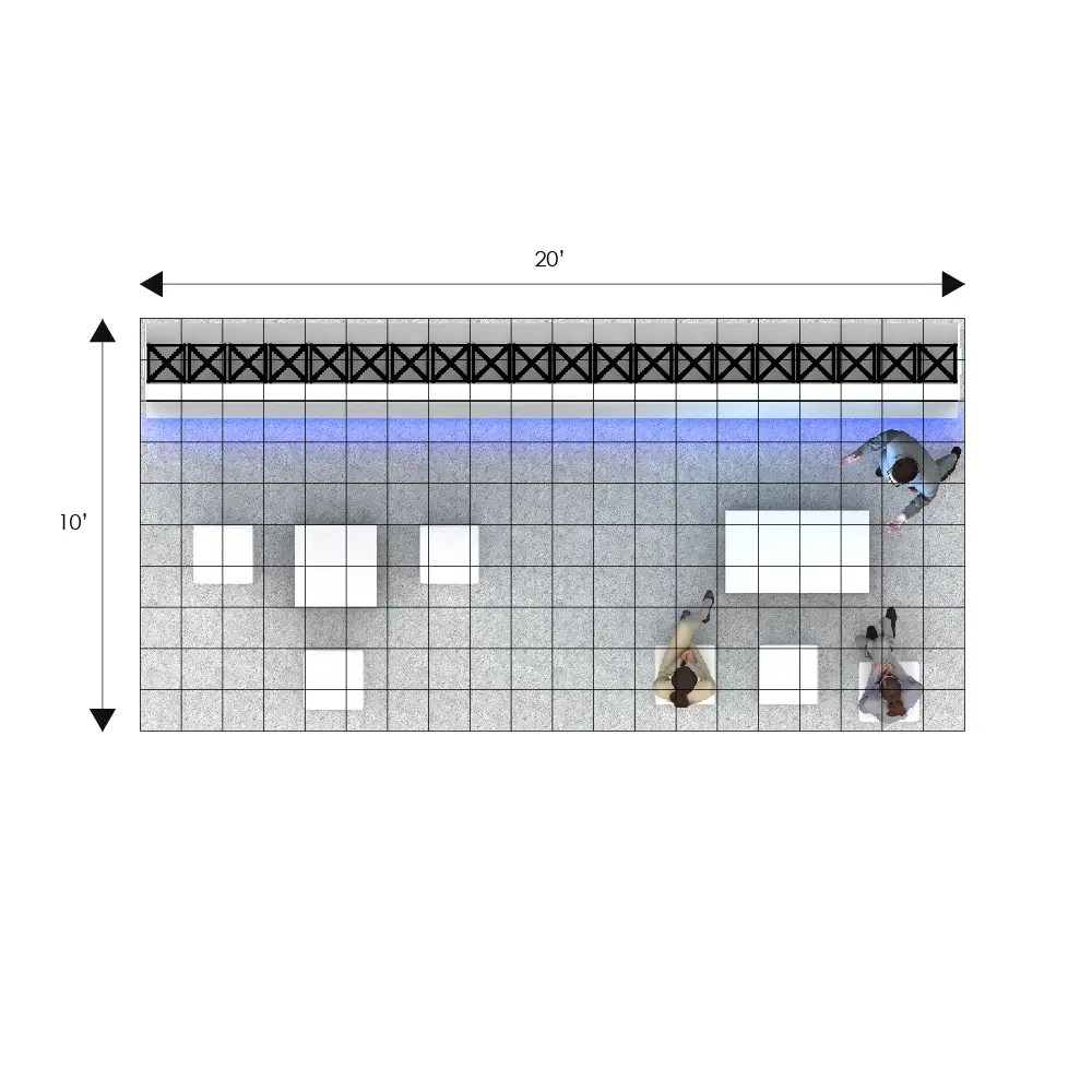 Plan - RLU1020 57: Capitalized on the market in Las Vegas with remarkable 10x20 booth rentals