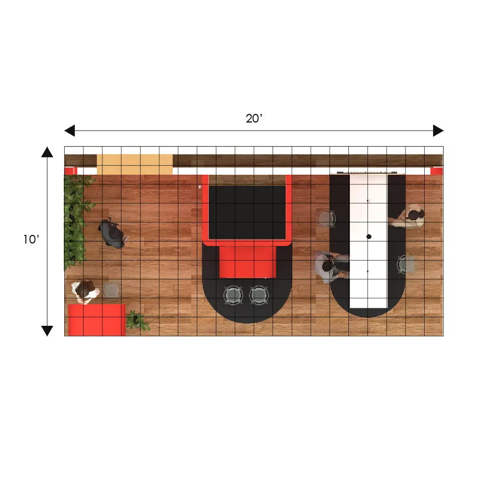 Plan - RLU1020 148: Showcase your brand with extraordinary 10x20 booth rentals from Exponents