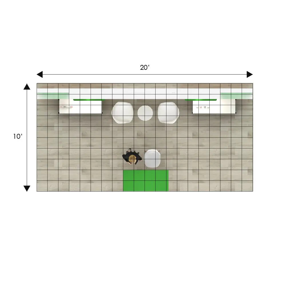Plan - RH1020 11: Showcase your brand with extraordinary 10x20 booth rentals from Exponents