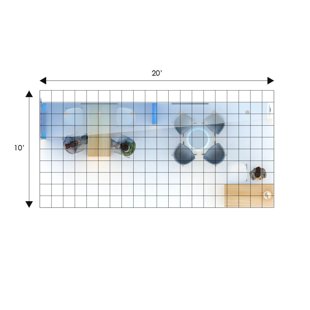 Plan - GRLU1020 60: Amaze your audience with impressive 10x20 booth rental
