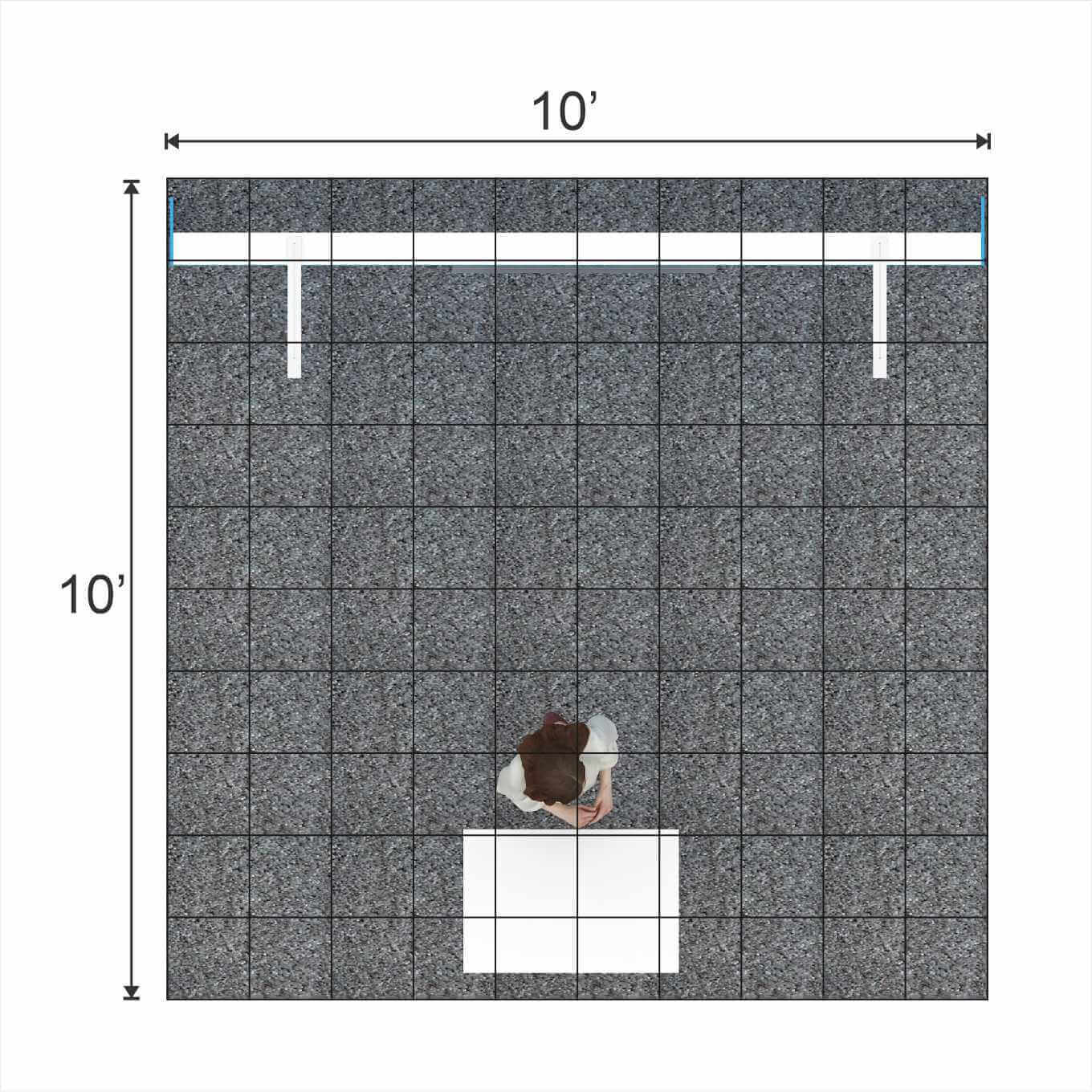 Plan - RCR1010 10: All-inclusive turnkey 10x10 trade show services