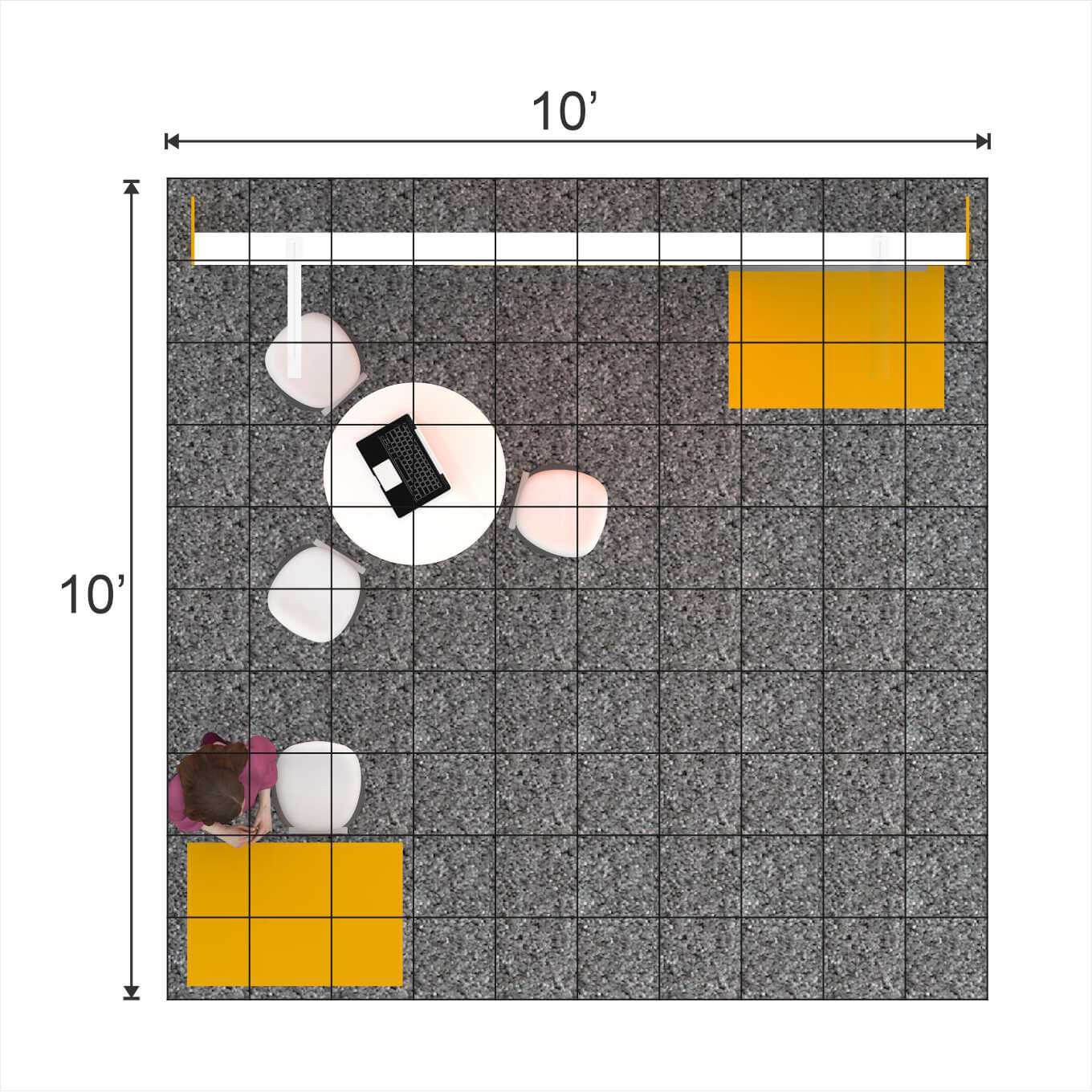 Plan - STL1010 01: Budget-friendly 10x10 trade show booth designs Plan - STL1010 01: Budget-friendly 10x10 trade show booth designs