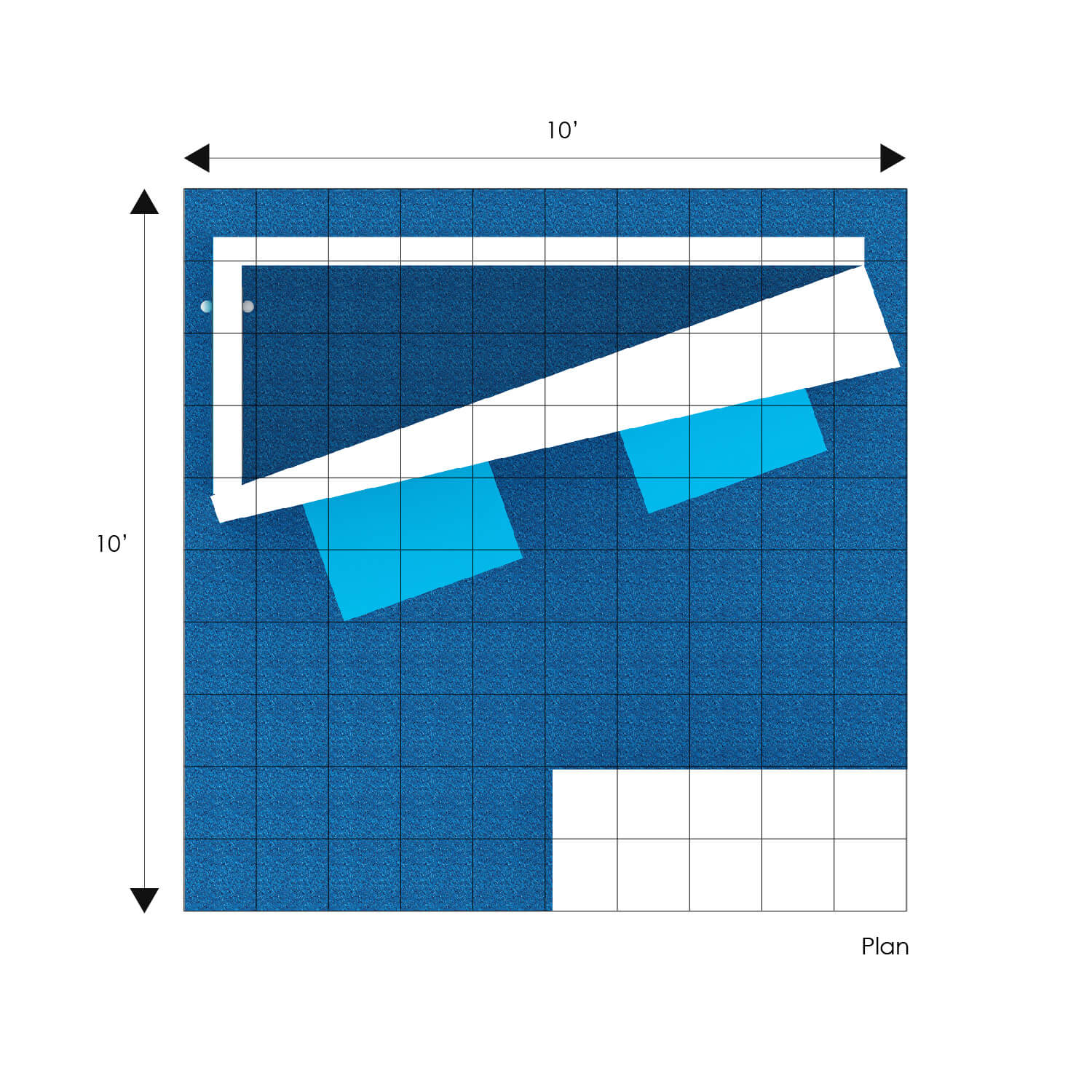 Plan - 1010 01: Interactive 10x10 Trade Show Exhibit Design Plan - 1010 01: Interactive 10x10 Trade Show Exhibit Design