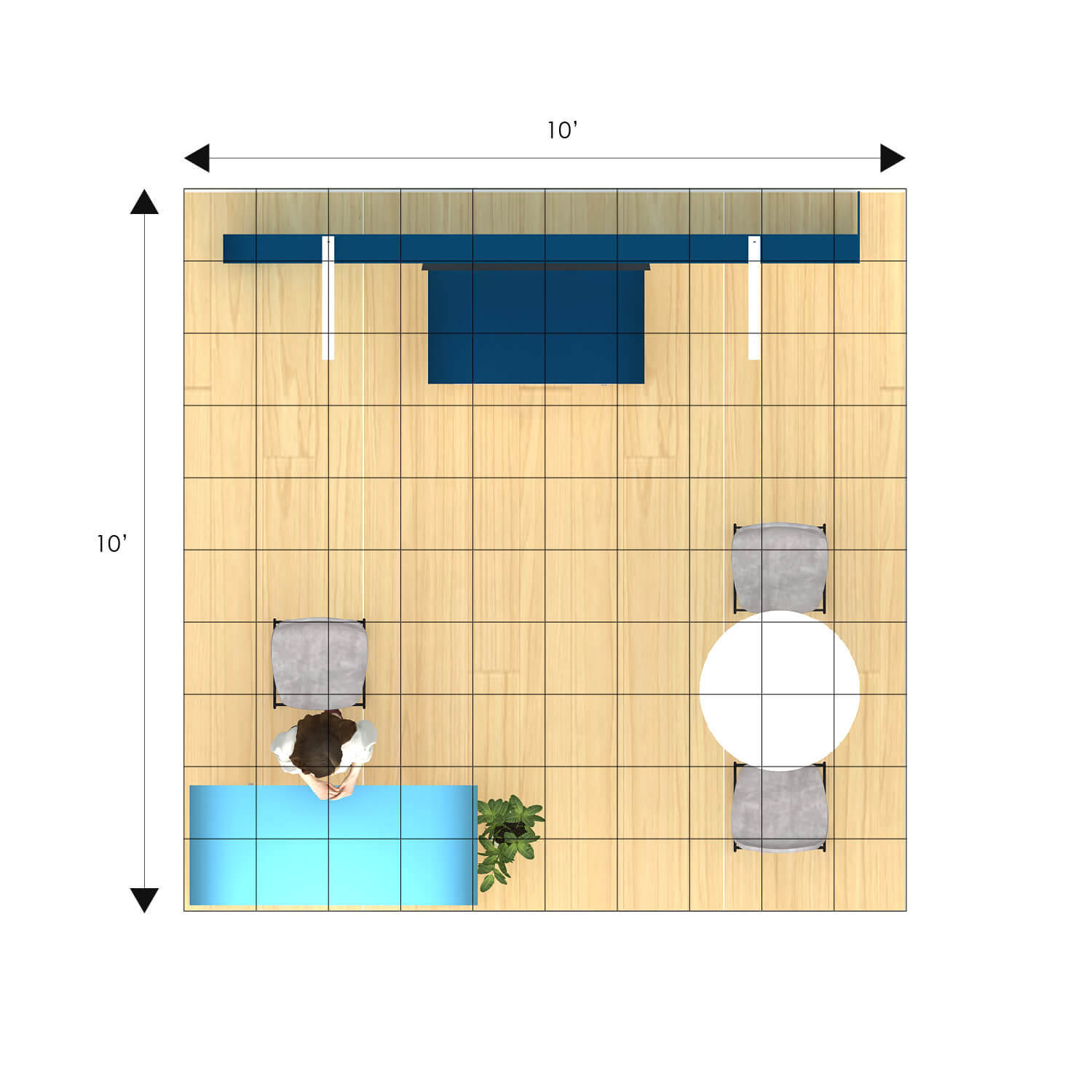 Plan - RLU1010 38: Stand out with impactful 10x10 trade show booth rentals