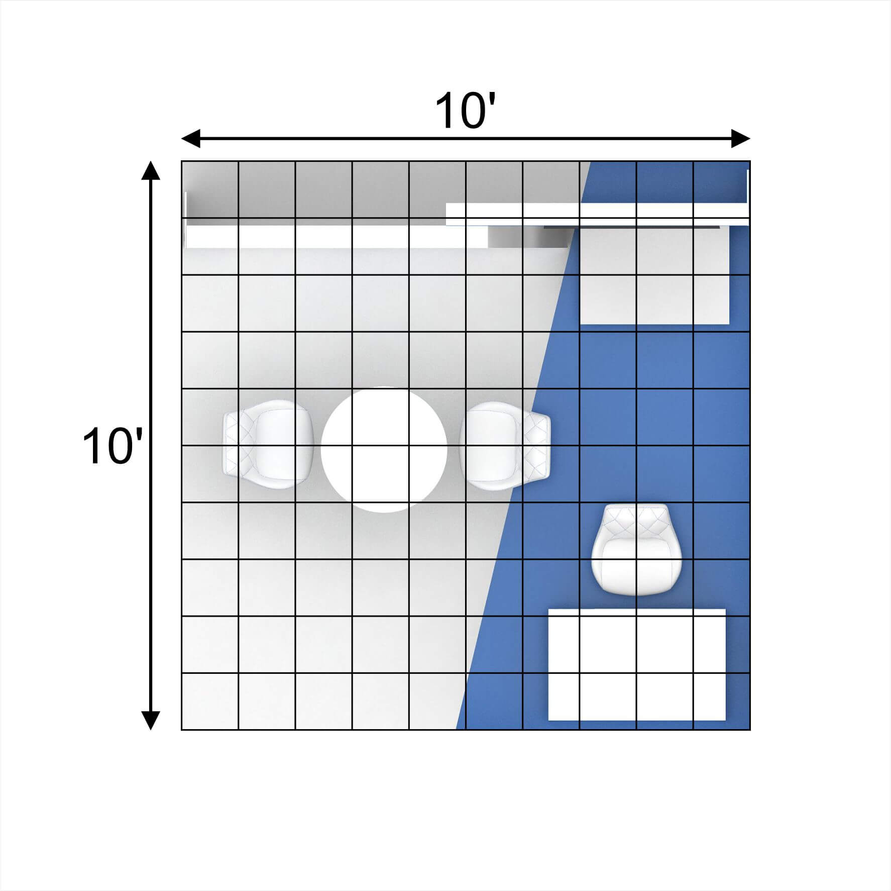 Plan - RLU1010 28: Extraordinary 10x10 trade show booth designs Plan - RLU1010 28: Extraordinary 10x10 trade show booth designs