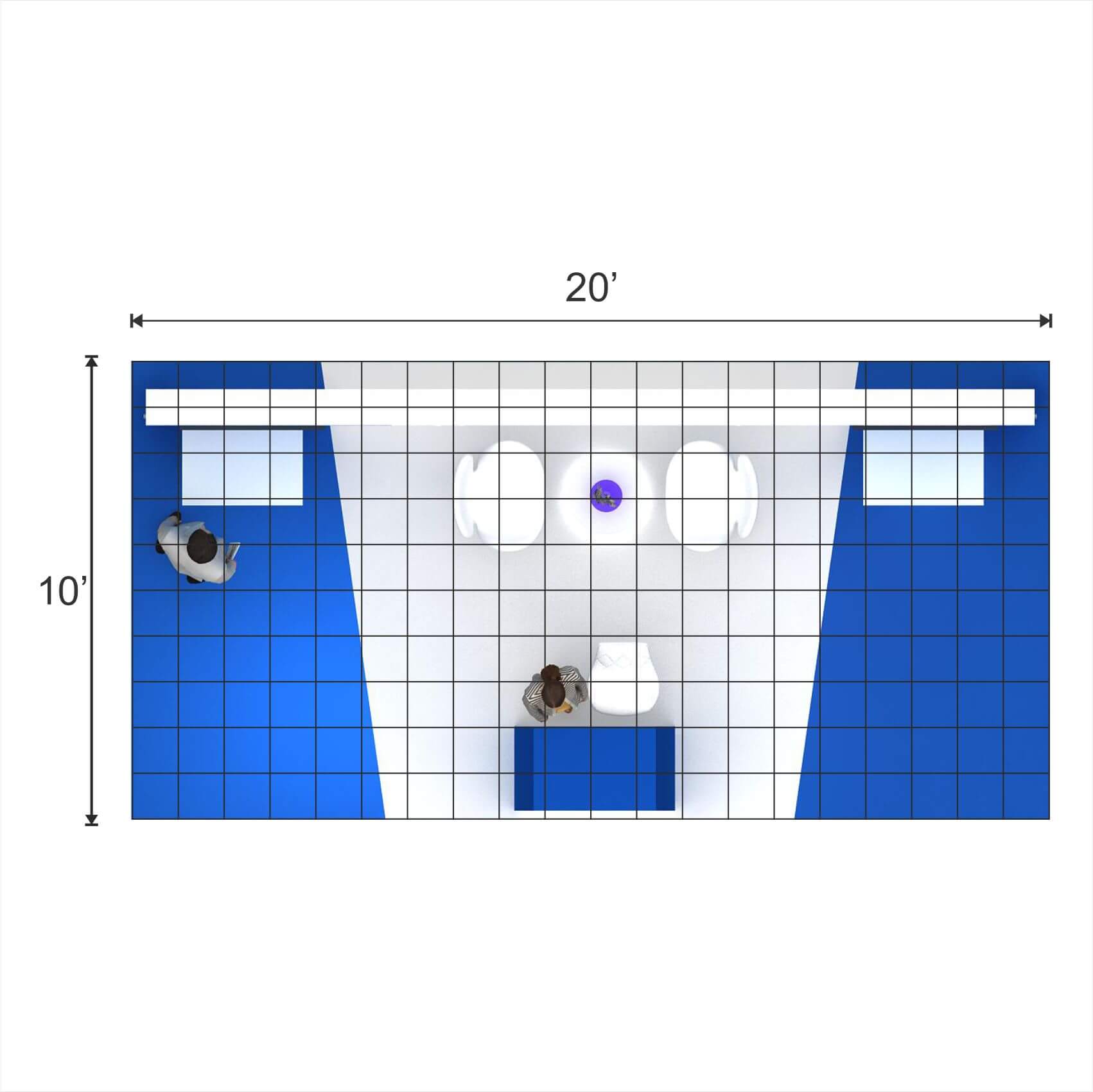 Plan - GRLU1020 70: Grab every eye with awe-inspiring 10x20 booth rentals for shows