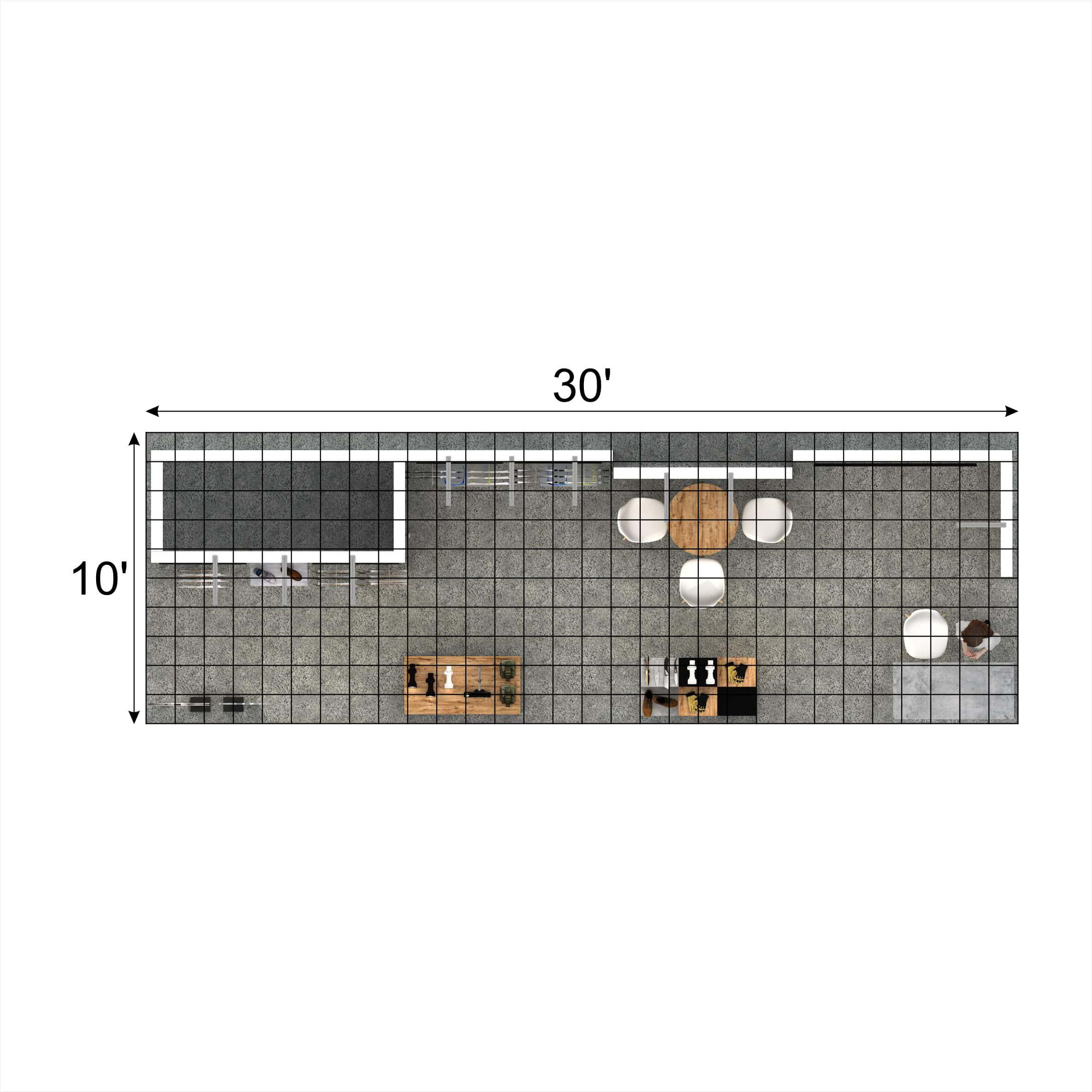 Plan - RLU1030 25: Stunning 10x30 Custom Trade Show Exhibit Rental Experience Plan - RLU1030 25: Stunning 10x30 Custom Trade Show Exhibit Rental Experience
