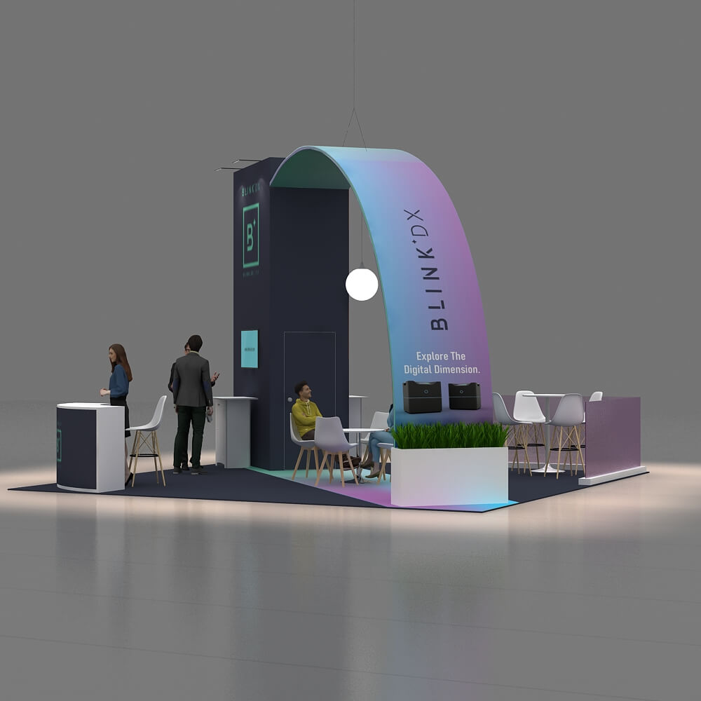 RLU 20x20 114 booth design BLINK DX (3)