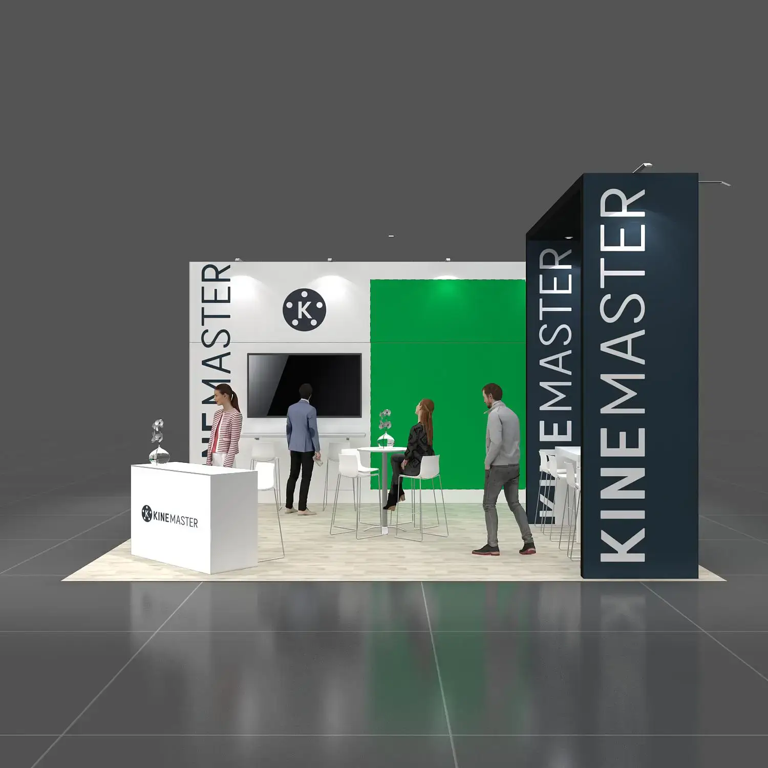 KINEMASTER Trade show booth