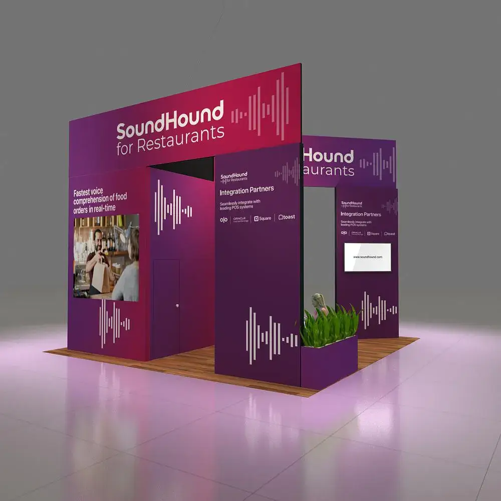 Sound Hound 20x20 Trade Show Booth Design (4)