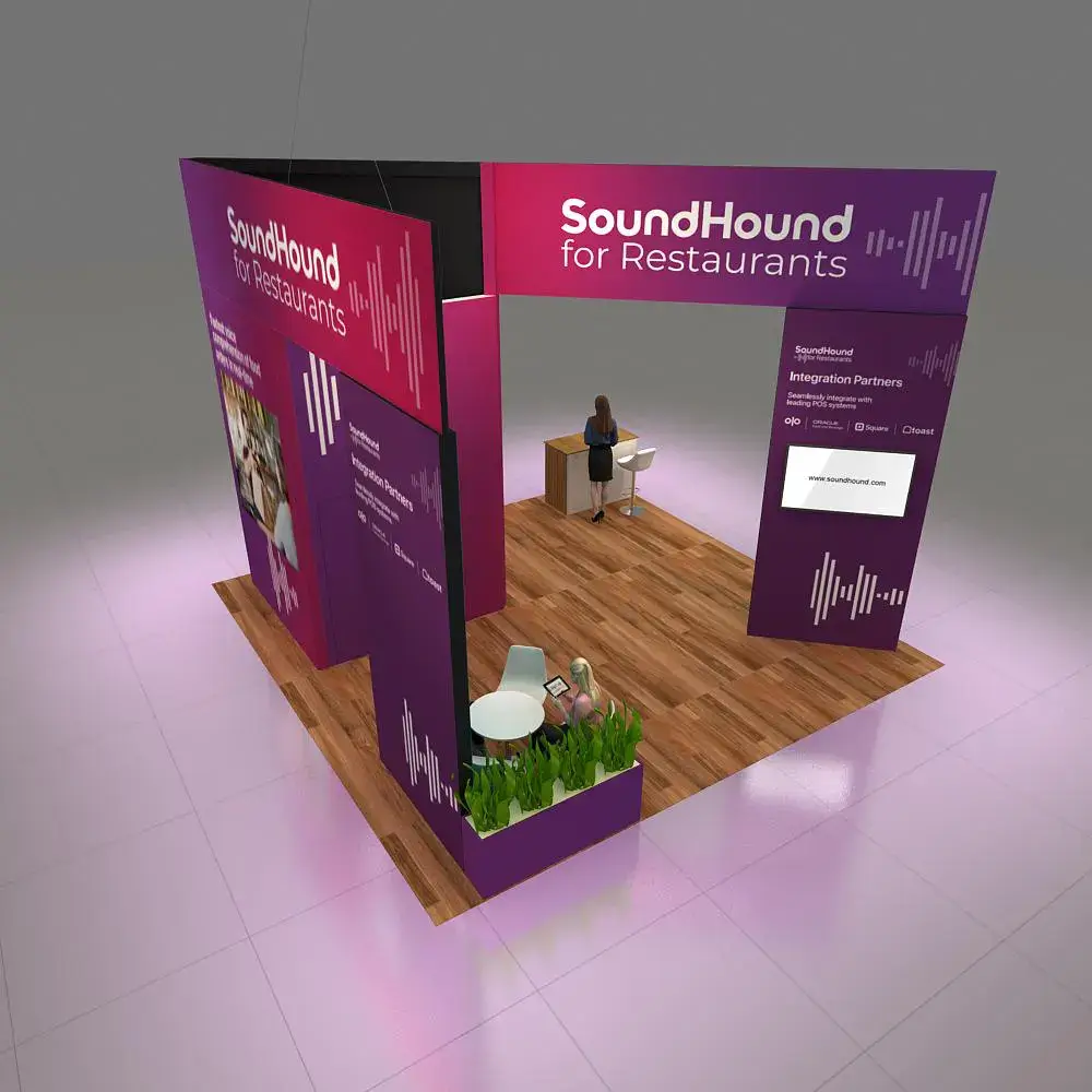 Sound Hound 20x20 Trade Show Booth Design (7)