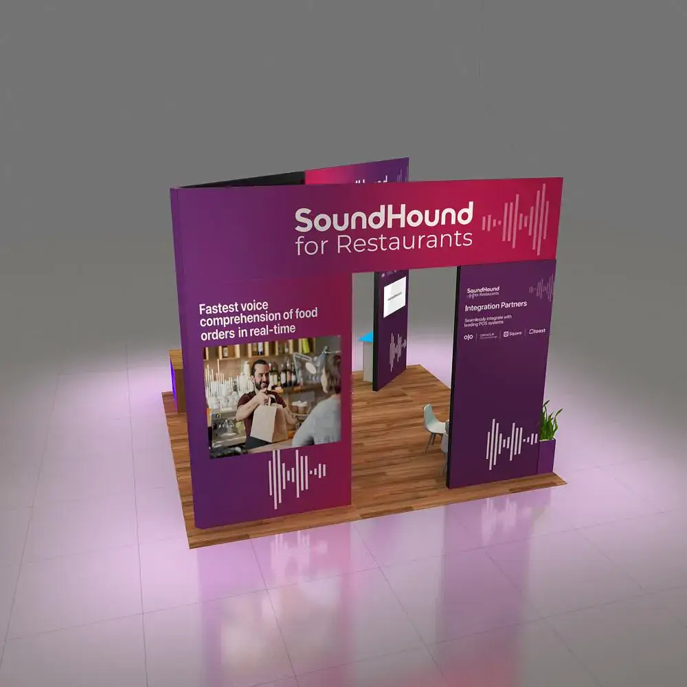 Sound Hound 20x20 Trade Show Booth Design (9)