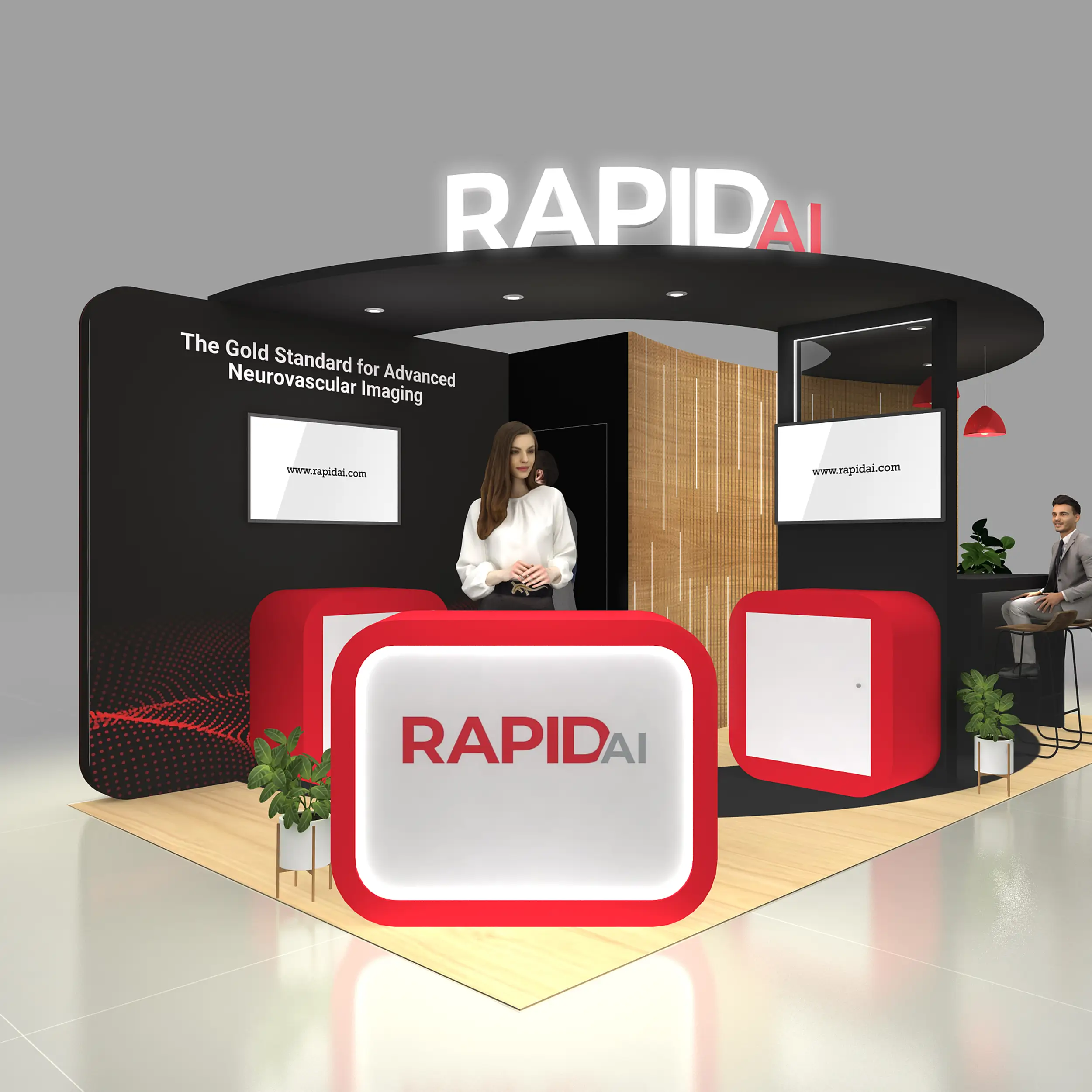 Front View 2 - RLU1020 19: Innovative10x20 booth rentals to wow your audience