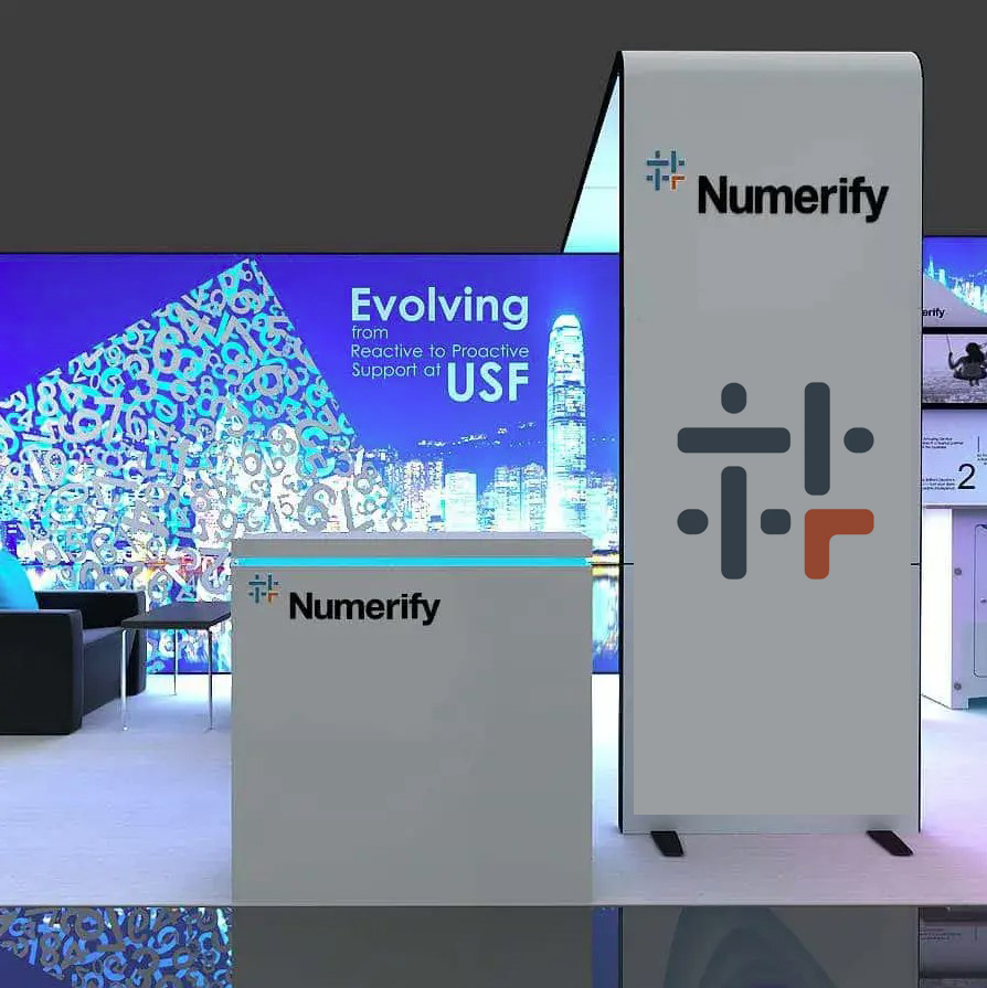 Closed View - YRLE1020-01 : 10x20 Trade Show Booth Design