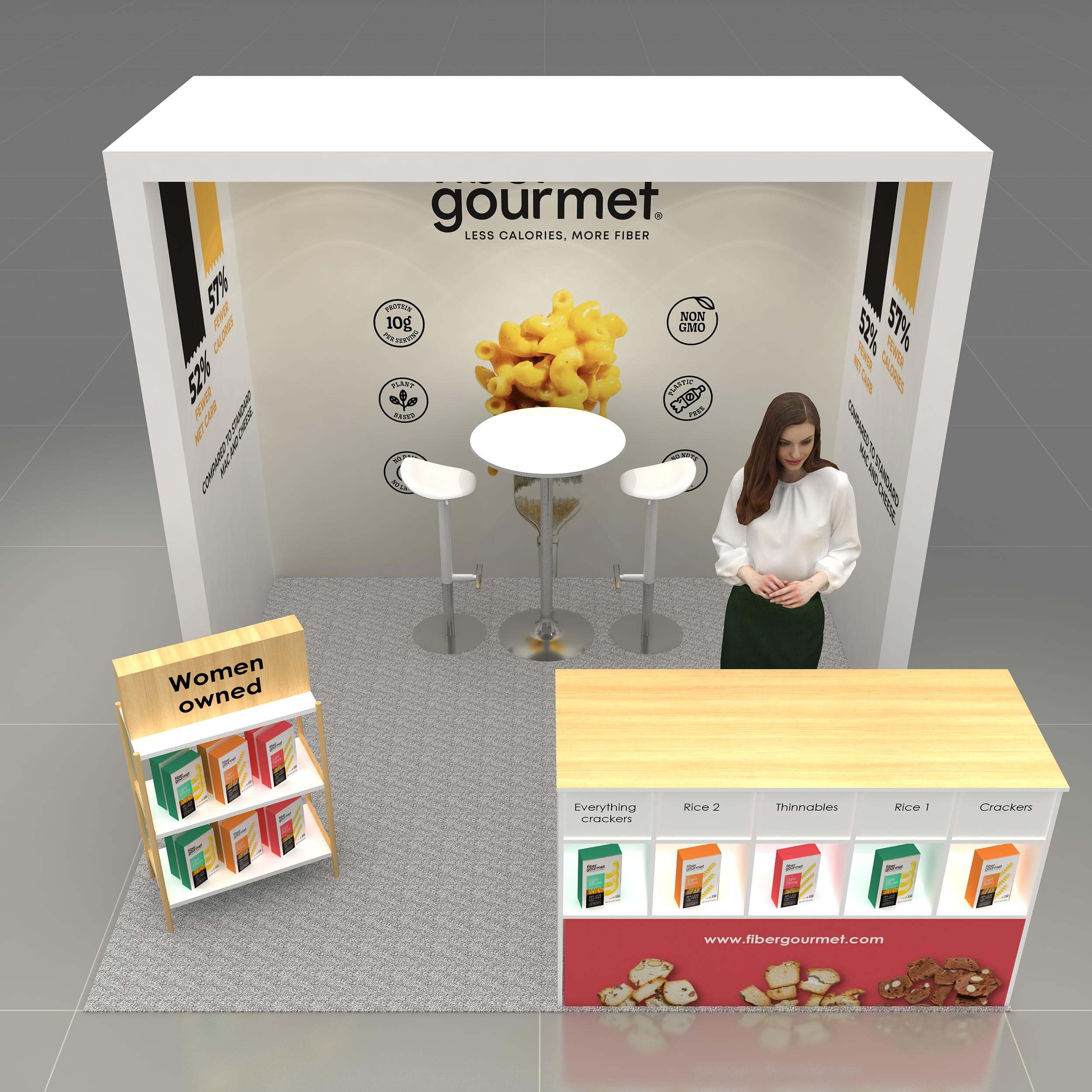 Arial View 1 - RLU1010 51: Awe-inspiring 10x10 trade show booth rentals Arial View 1 - RLU1010 51: Awe-inspiring 10x10 trade show booth rentals