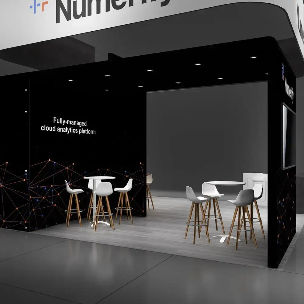 Closed View - 20x20 Booth Rental Design - YRLU2020 156