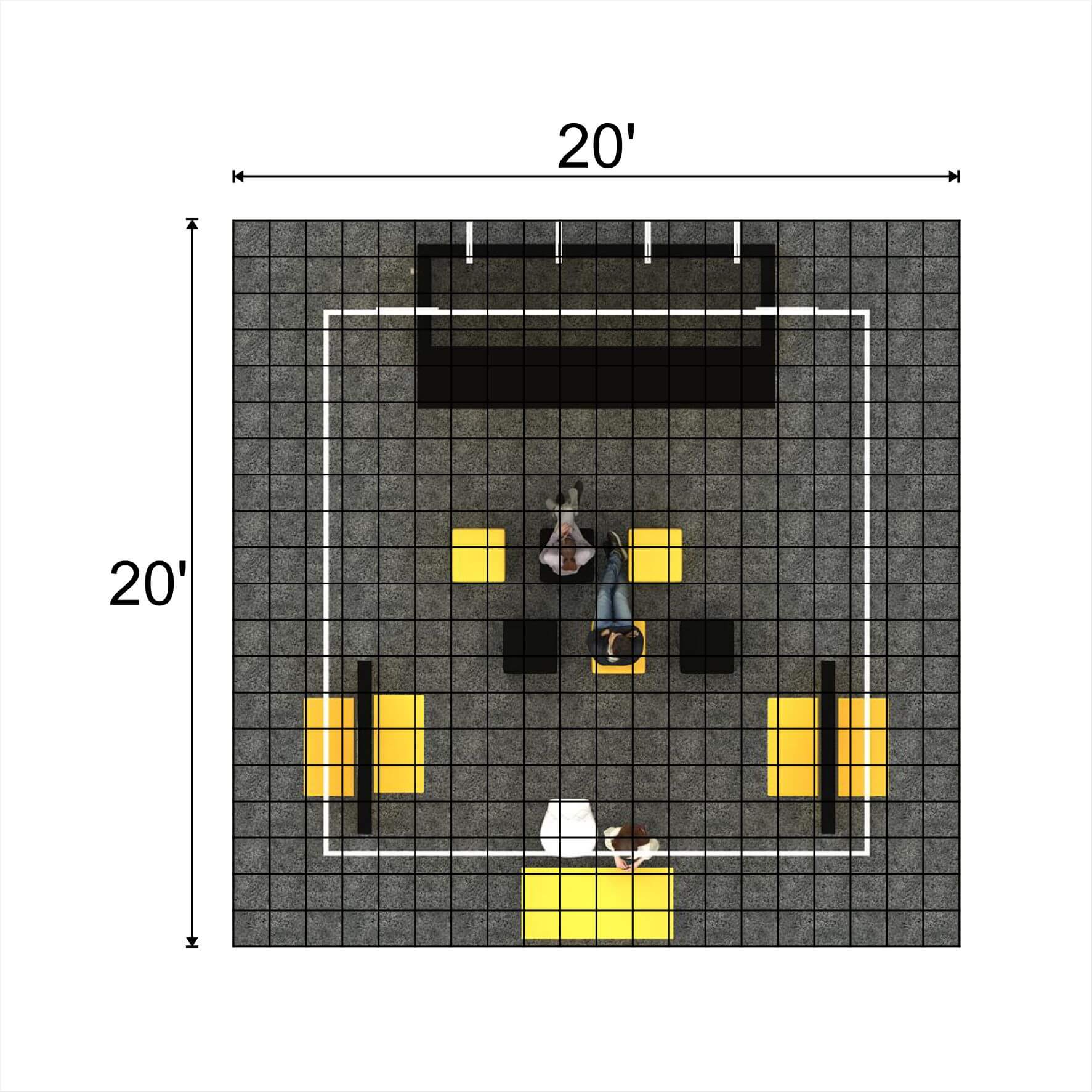 YRLU2020 44 Booth Design Cyber Hawk Plan