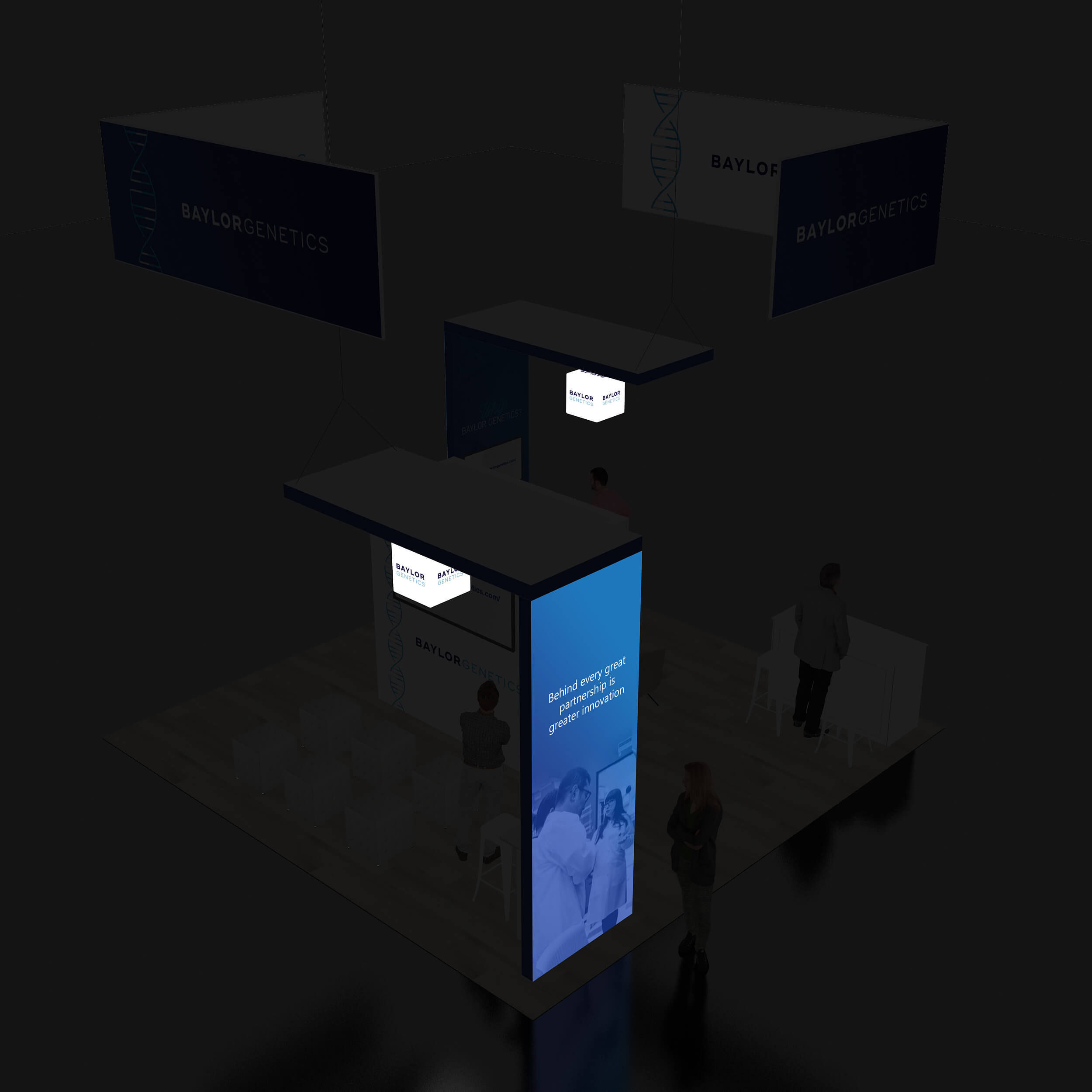 GRLU2020 120 Booth Design - backlit view 2 GRLU2020 120 Booth Design - backlit view 2