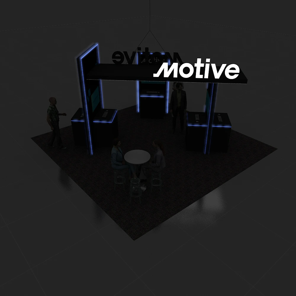 Backlit View -2 - 20x20 Booth Design - YRLU2020 05