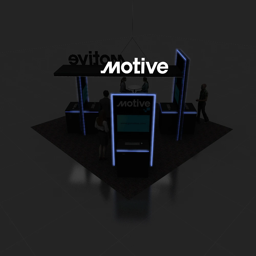 Backlit View -2 - 20x20 Booth Design - YRLU2020 05