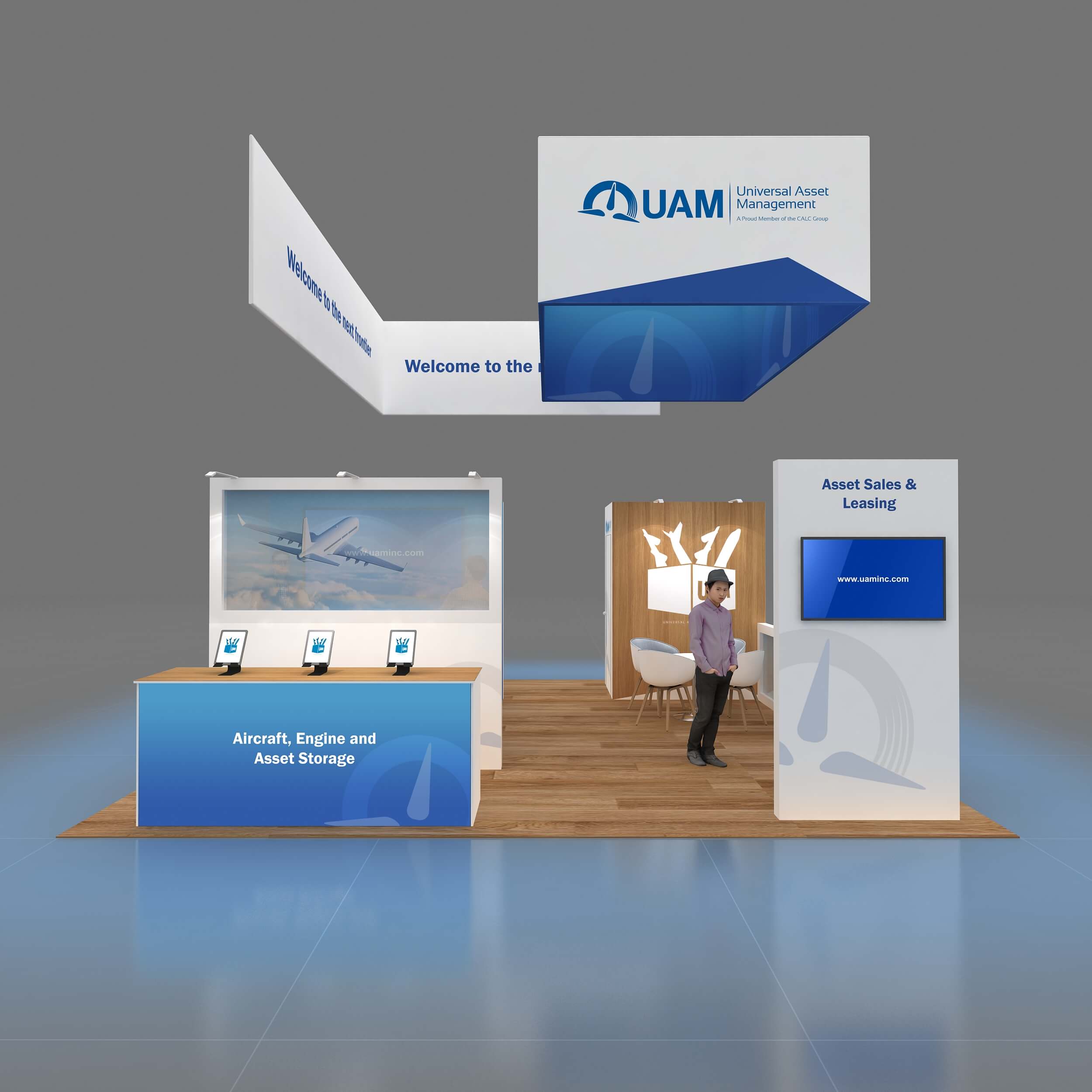 Booth Design front view Booth Design front view