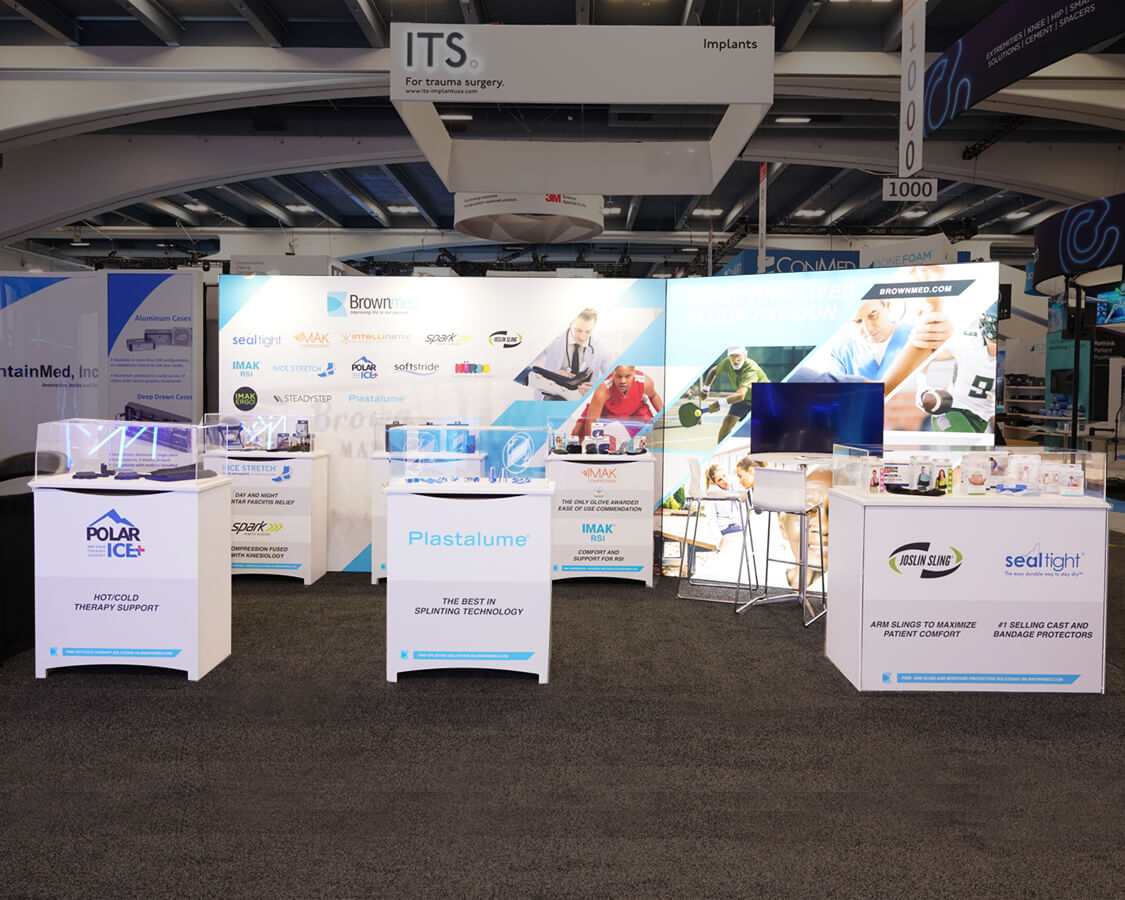 Make a splash with award-winning 10x20 booth rentals